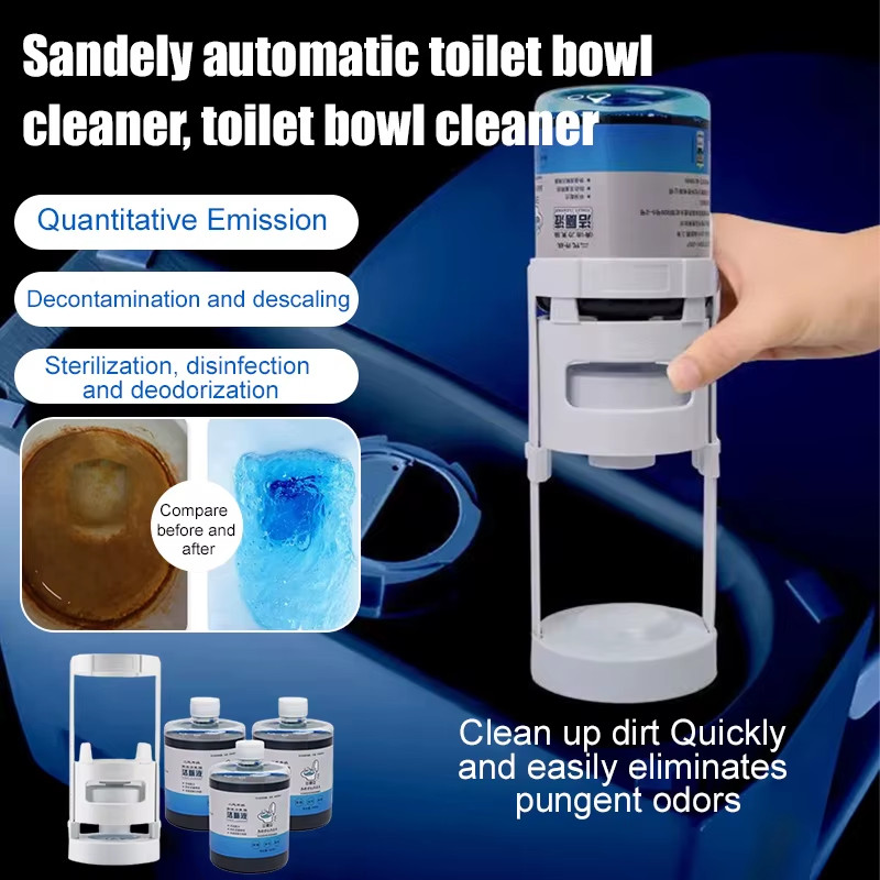 【1 Set】 Automatic Deyellowing Deodorizing and High Efficiency Toilet Bowl Cleane