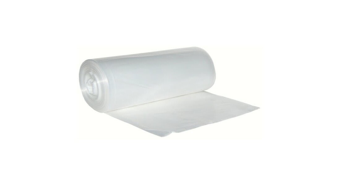 44 Gal. 14 mic 40 in. x 46 in. Natural High-Density Trash Bags Clear – pack of 2