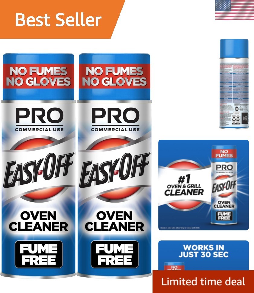 EASY-OFF Pro Fume Free Oven Cleaner, 24 oz., 2 Count
