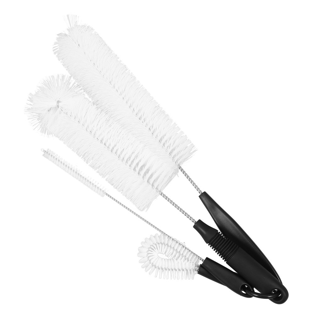 4 Pcs Coffee Cup Cleaner Brush Long Handle Small Bottle Brushes for Cleaning
