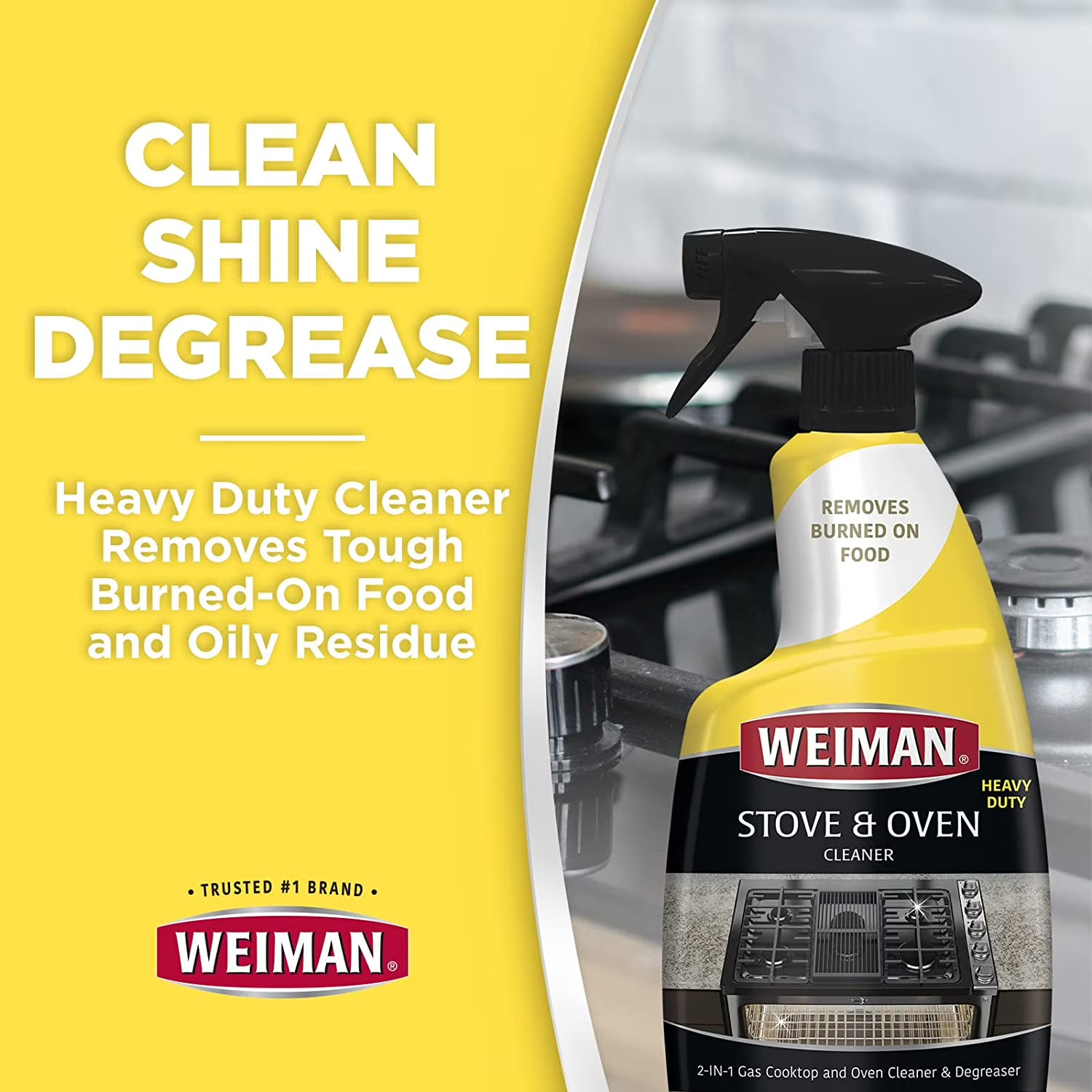 Weiman No Scent Oven And Grill Cleaner 24 oz Liquid (Pack of 6), Oven Cleaners