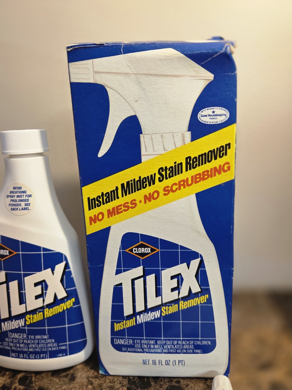Clorox Tilex Vintage Instant Mildew Stain Remover New Full 16 Oz Bottle