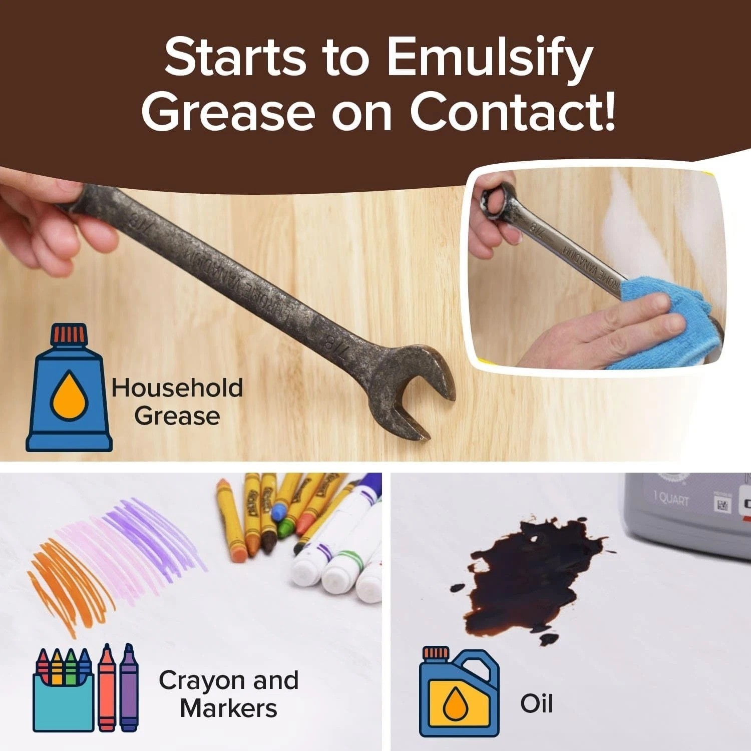 Bull Shot Pro Foaming Degreaser & Grime Remover, Heavy-Duty Formula