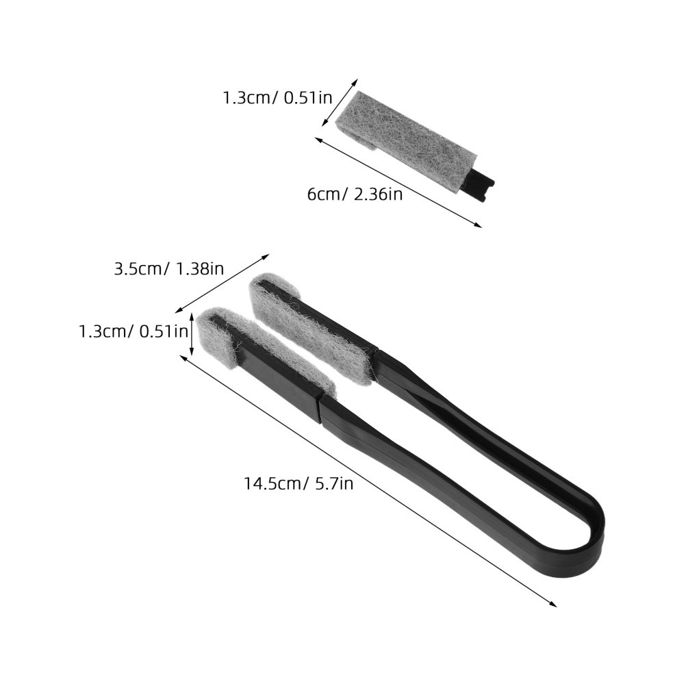 2Set Durable Blinds Cleaner Tool with Flexible Handle for Window Shutters