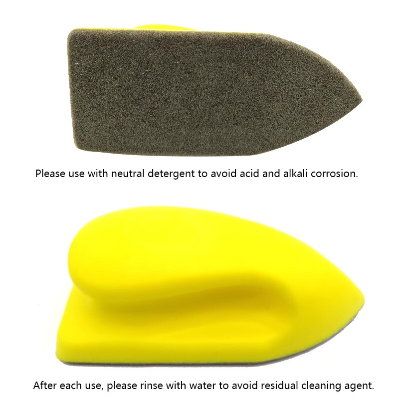 55mmx120mm Car Leather Seat Care Detailing Clean Nano Brush Auto Interior Wash
