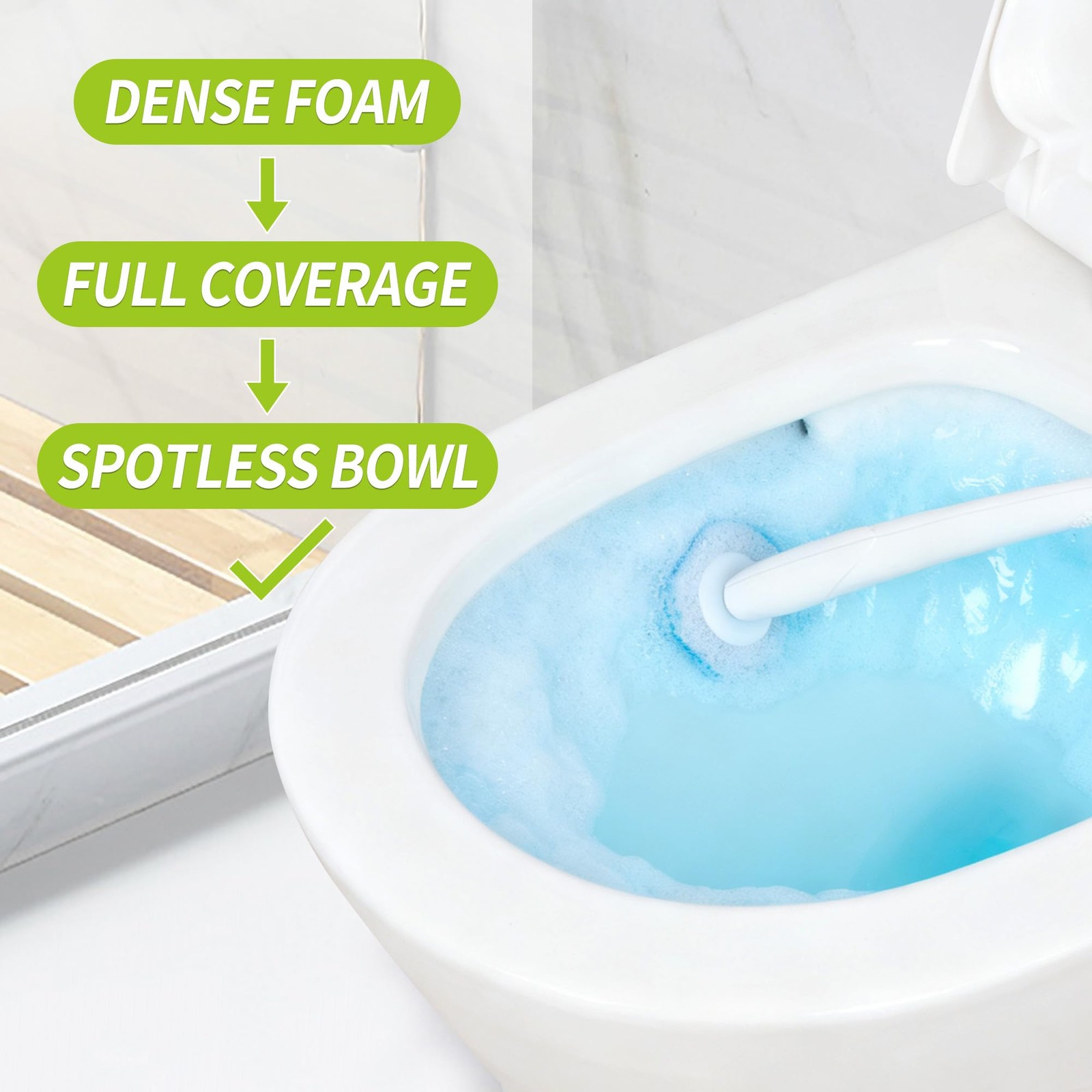 Toilet Bowl Cleaner Wand Refills Compatible with CLOROX, 63 Count Disposable …
