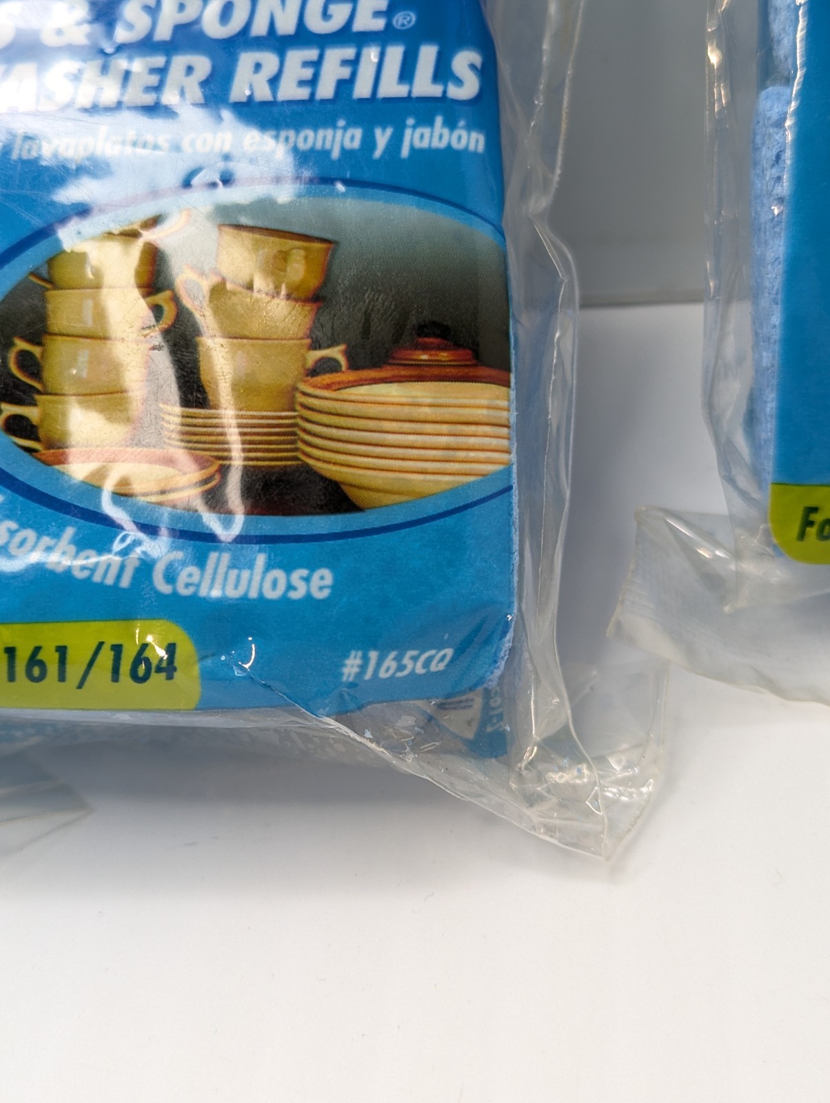 2 Packs Quickie Original Suds & Sponge Dishwasher Refills #161/164 (2 Per Pack)