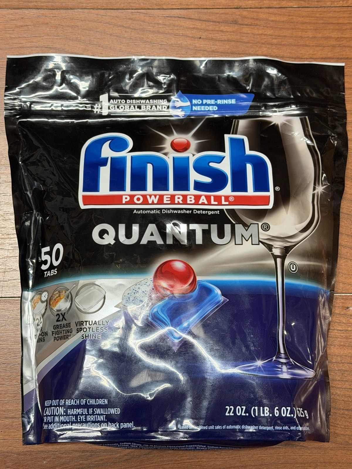 Finish – Quantum – 50ct – Dishwasher Detergent – Powerball – Ultimate Clean