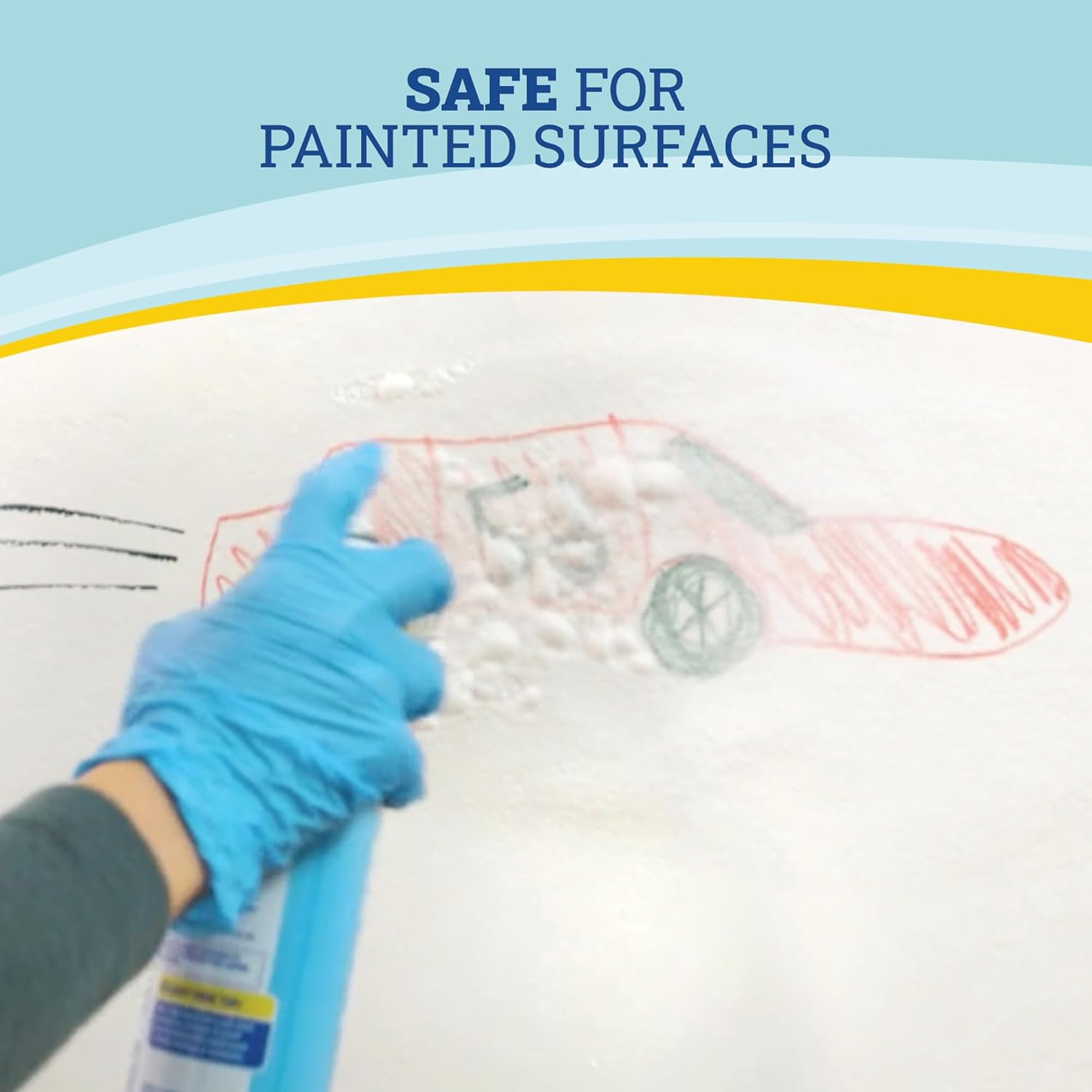Home Pro Foaming Scuff & Mark Eraser, Paint Safe Surface Cleaner, 18 Oz, for Doo