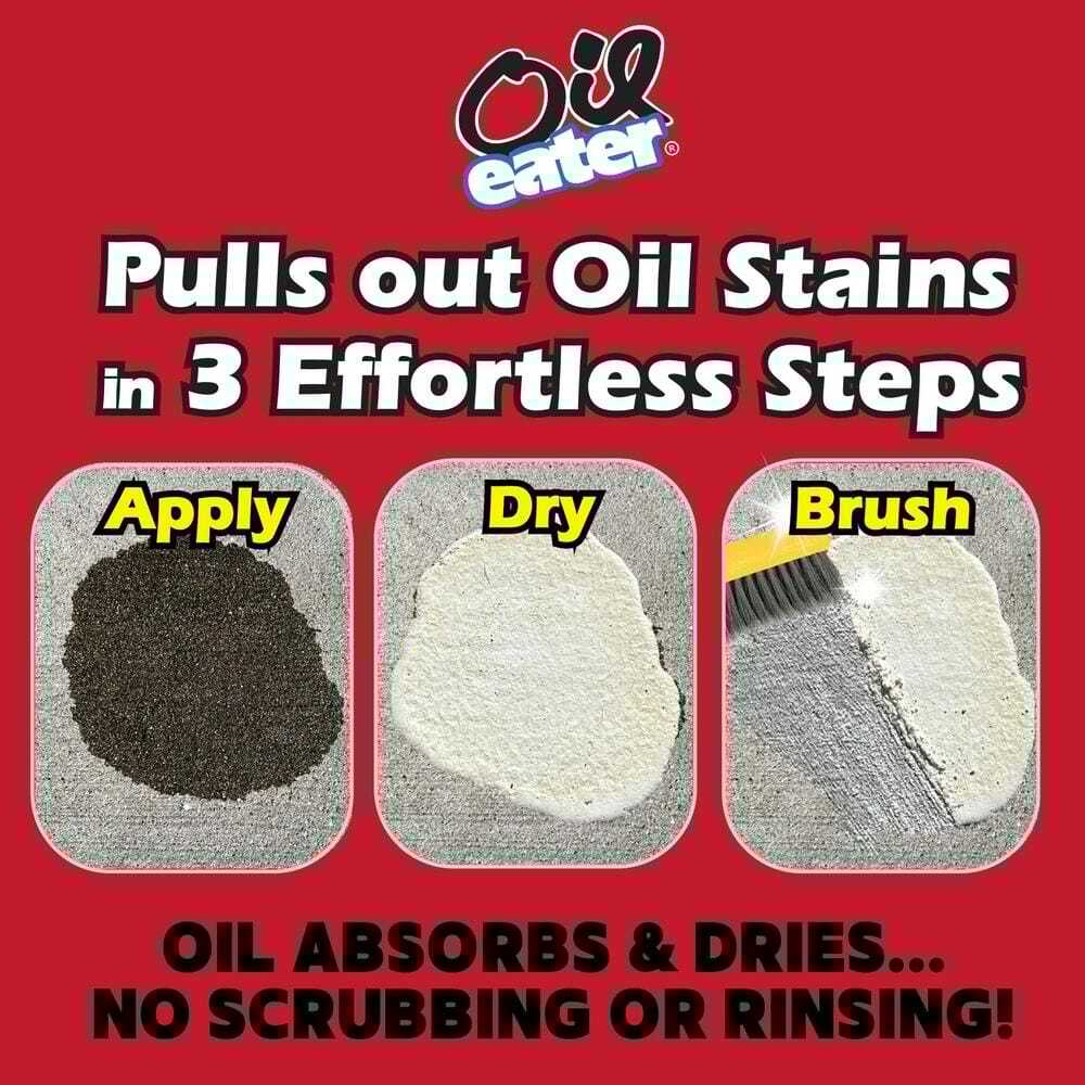 32 Oz Overnight Stain Remover for Cleaning Oil Stains on Concrete, Driveway, Pav