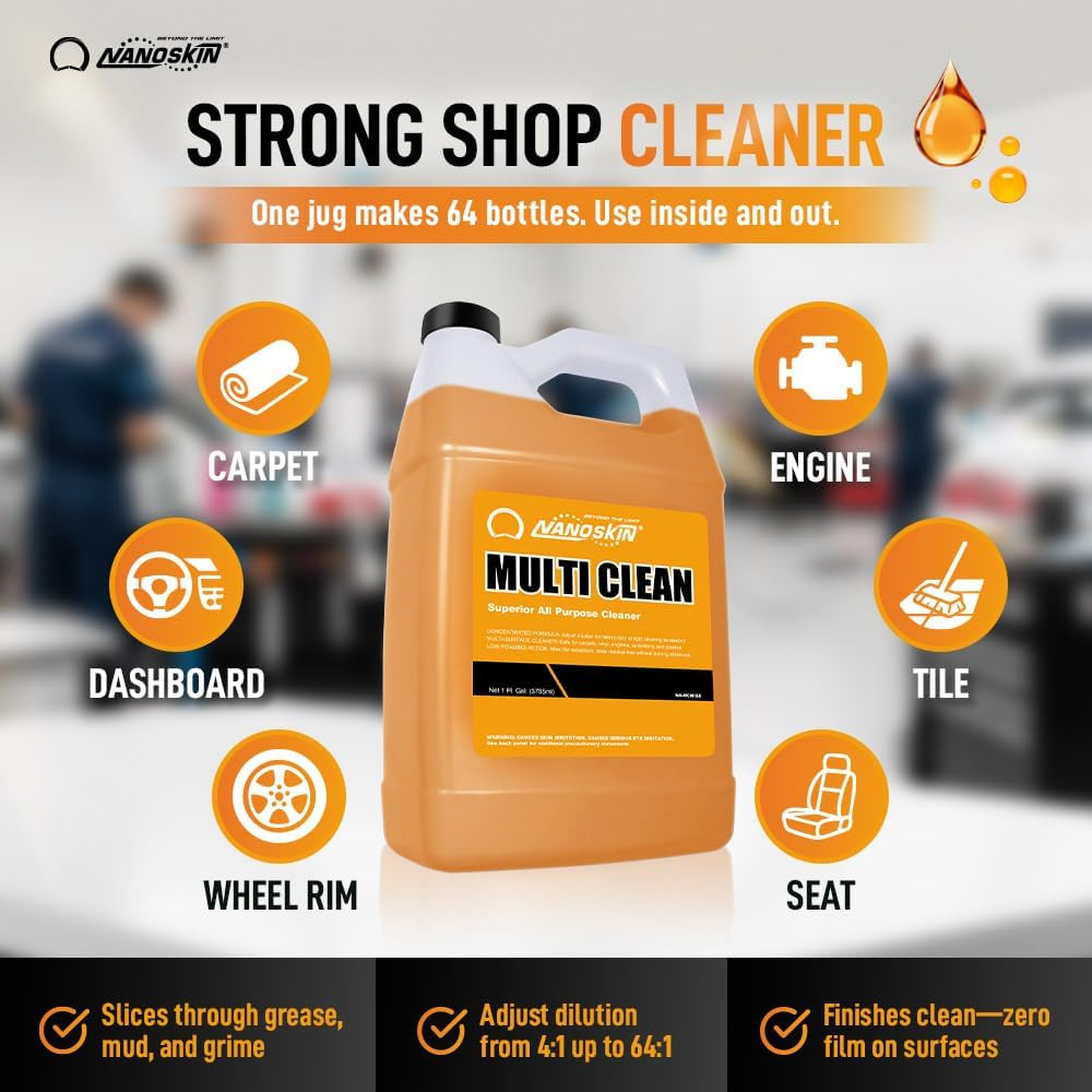 MULTI CLEAN All Purpose Concentrated Cleaner 55 Gallons –Removes Dirt, Grease &
