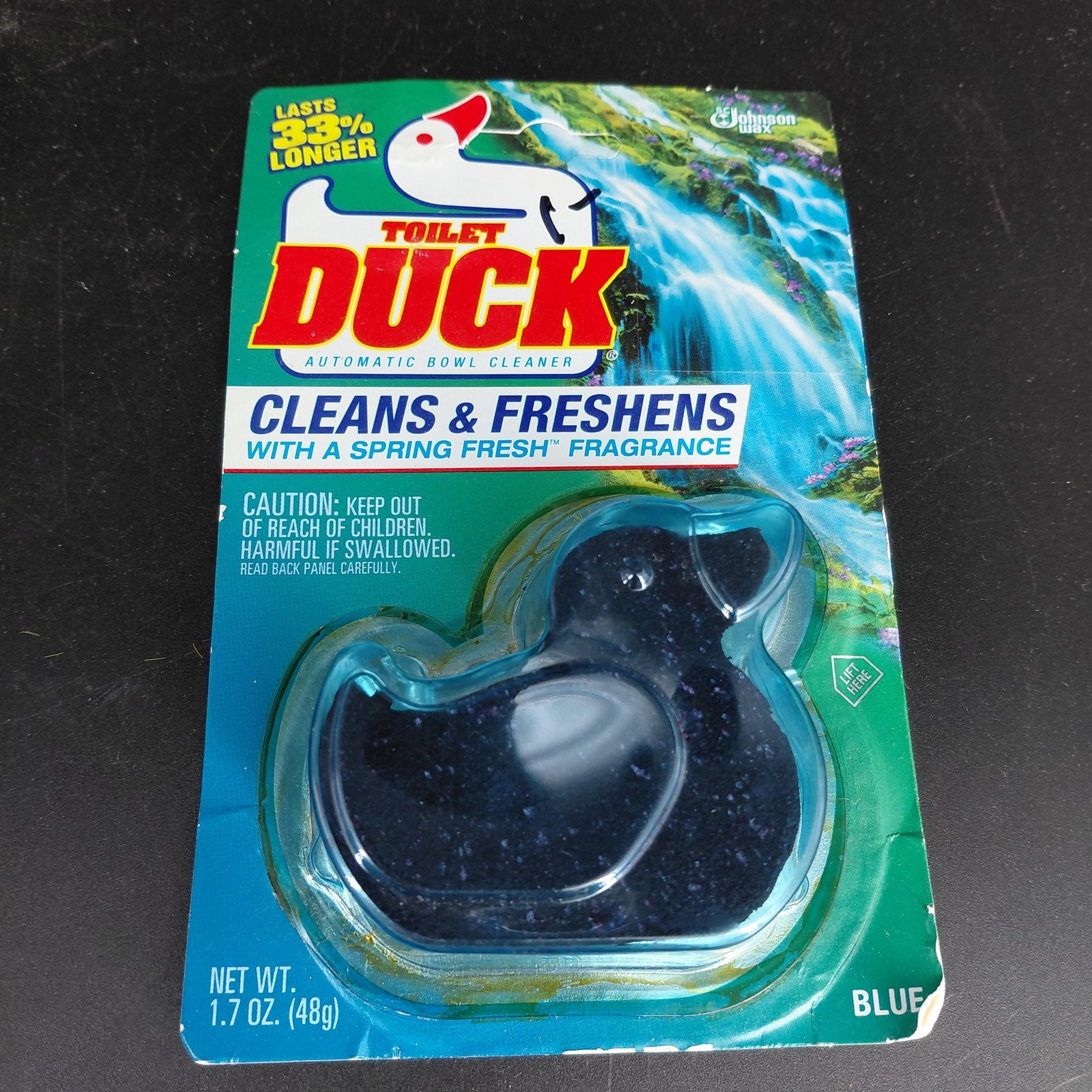Vintage Toilet Duck Automatic Bowl Cleaner Set 3 Blue 1.7oz Spring Fresh Scent