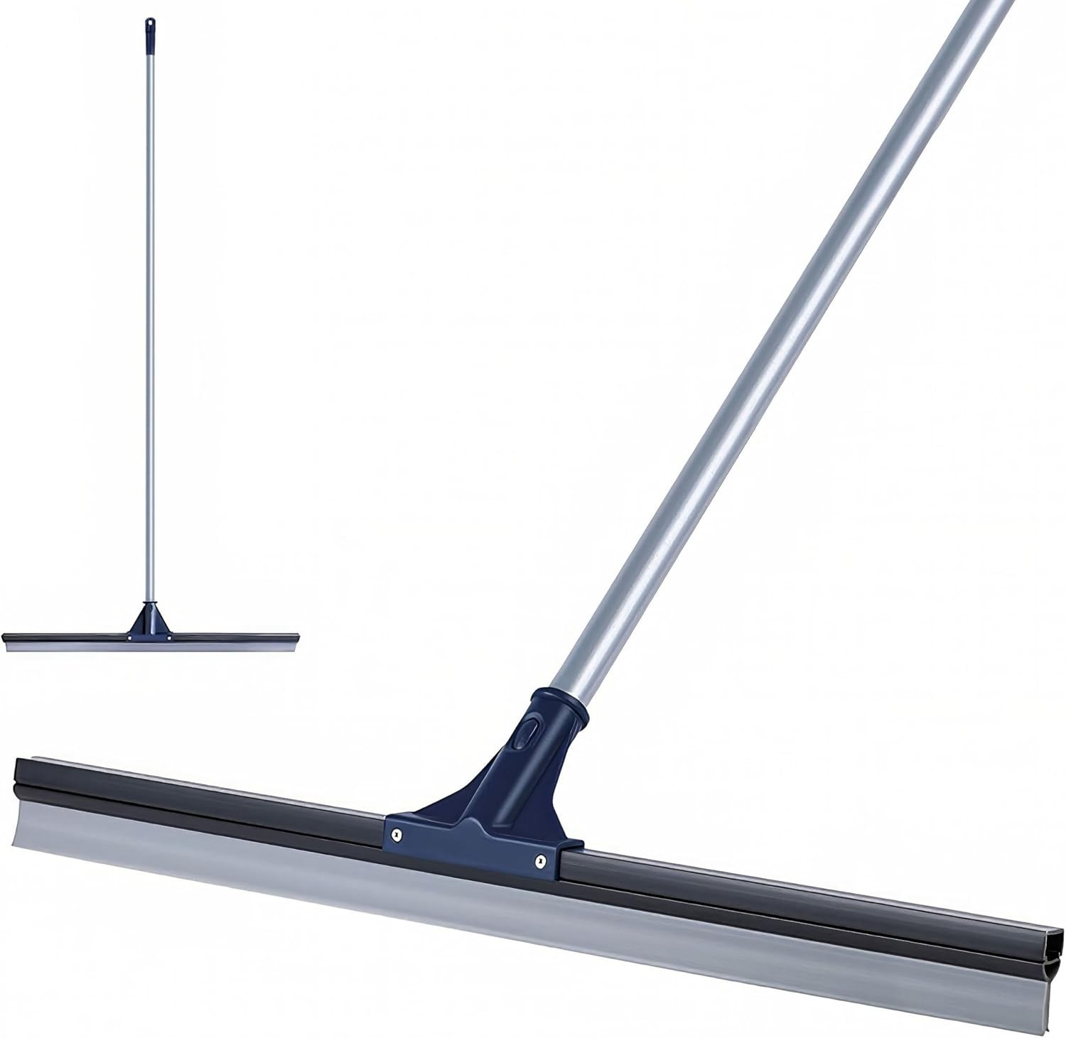 Heavy Duty Floor Squeegee 30 with 51.5 Handle for Garage, Tile & Windows