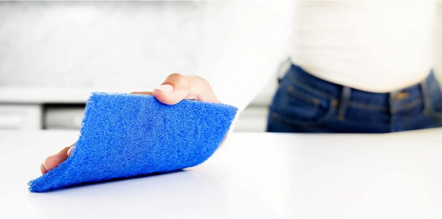 Gentle Yet Effective Scotch-Brite Zero Scratch Scouring Pads—3 Reusable Cleaners