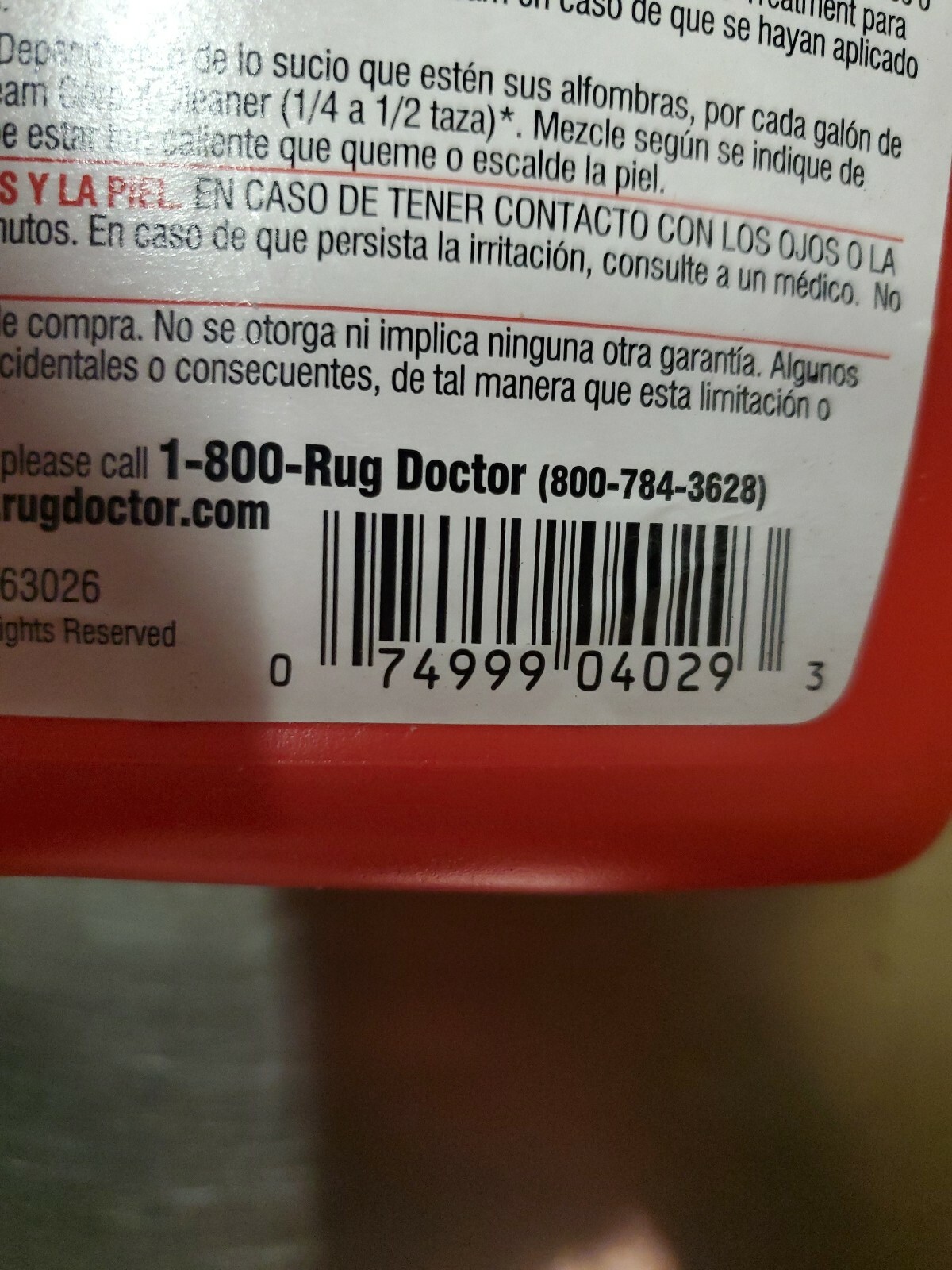 RUG DOCTOR Carpet Shampoo NEW OXY-STEAM 48 OZ ea. USA shipper. Volume Discoun