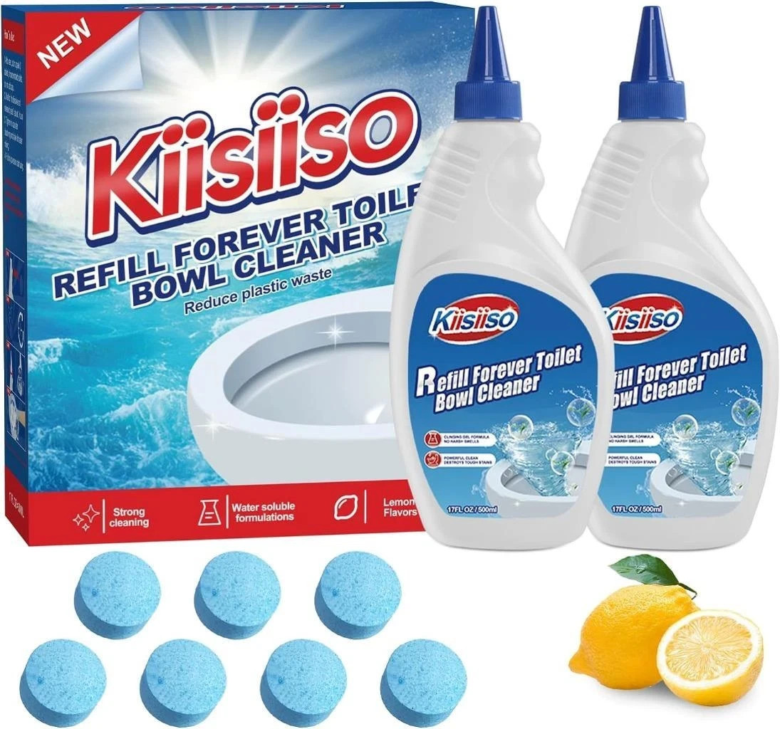 Toilet Bowl Cleaner Tablets Blue Toilet Tank Cleaners, Septic-Safe Hard Water