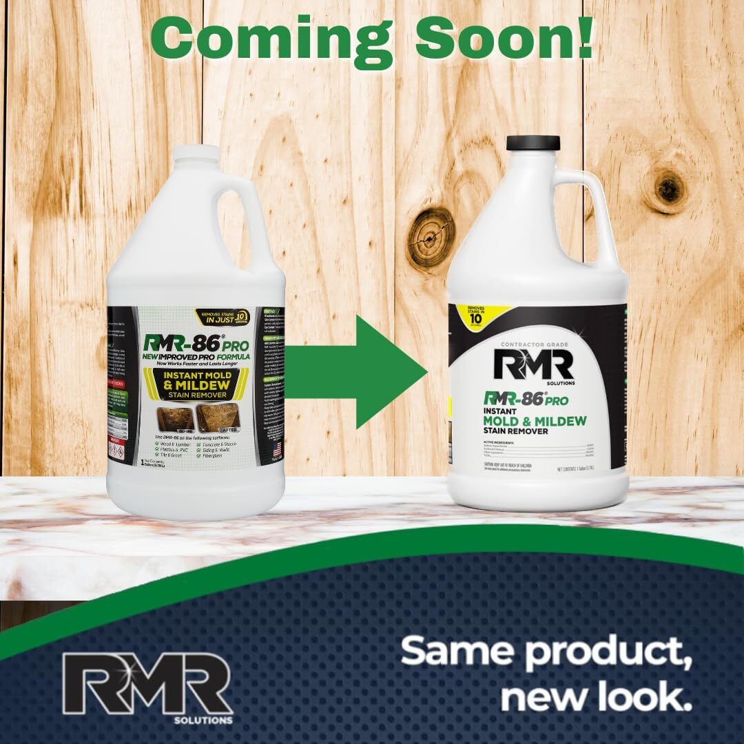 Rmr-86 Pro Instant Mold Stain & Mildew Stain Remover – Contractor Grade Cleaning