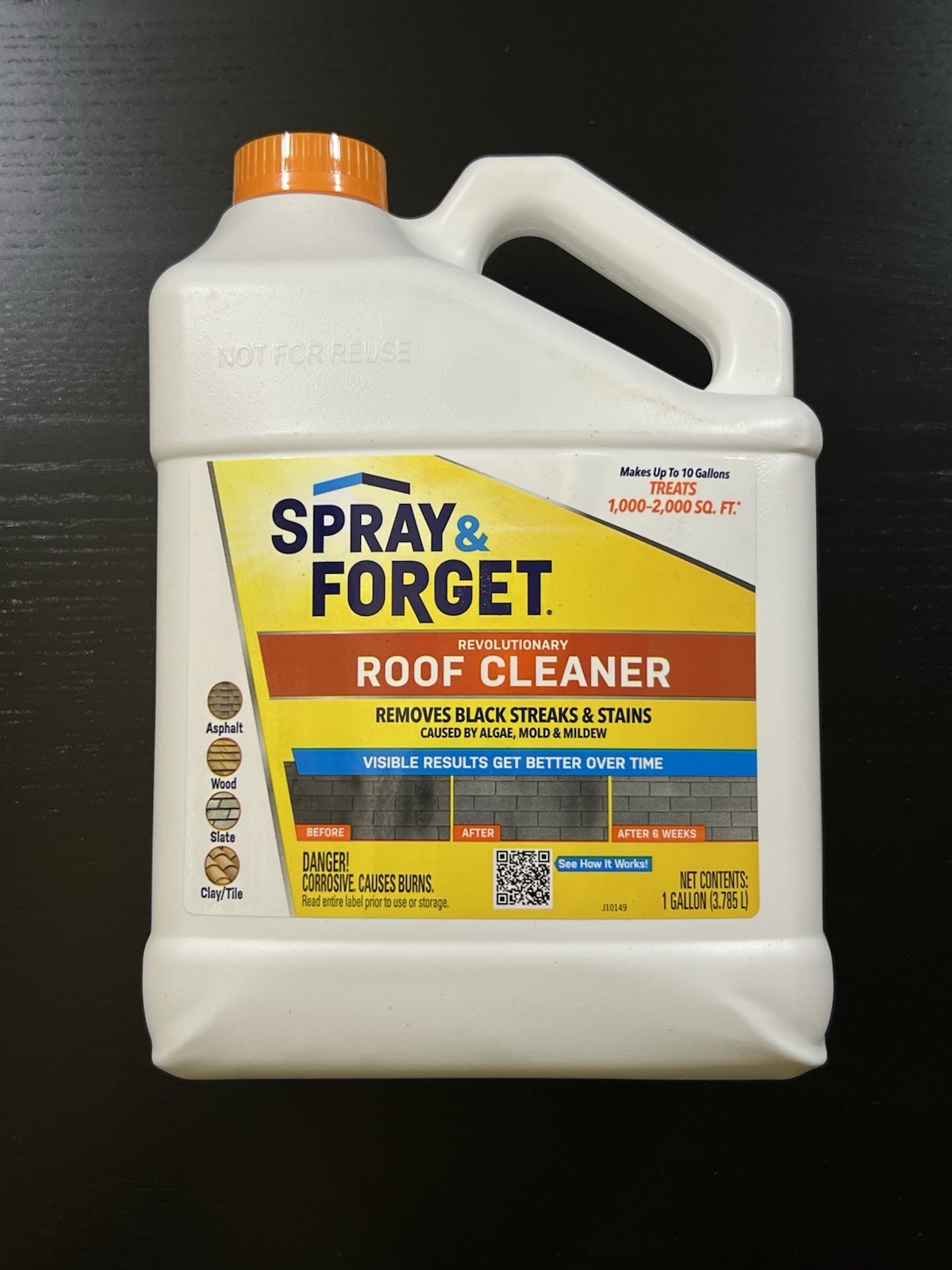 Spray & Forget 1 Gal. Revolutionary Roof Cleaner Concentrate