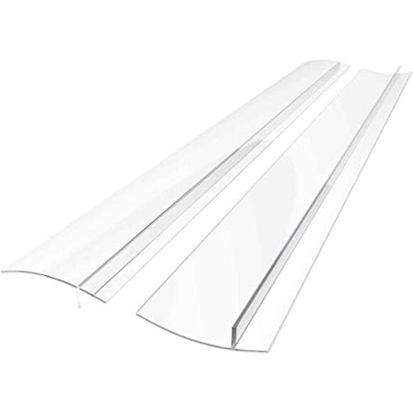 Linda’s Essentials Silicone Stove Gap Covers (2 Pack), Heat Resistant Oven Gap