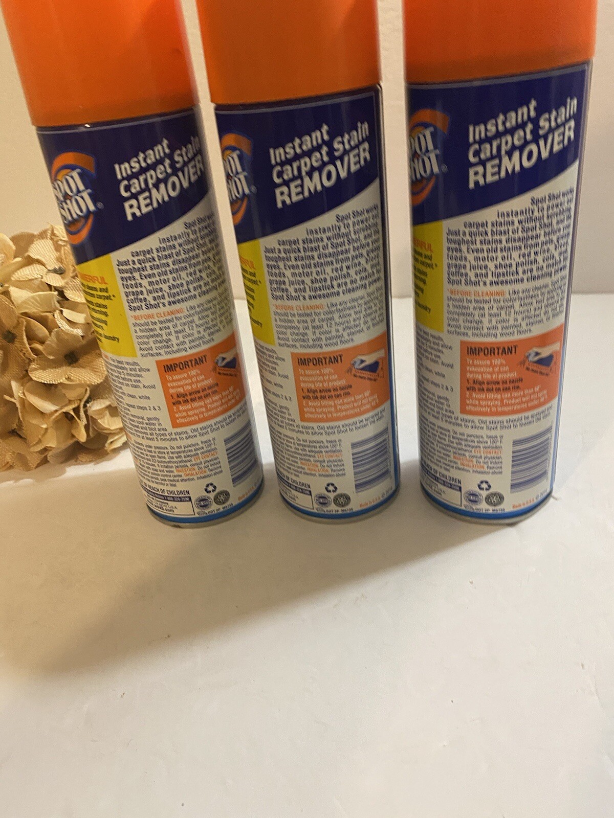 3 Spot ShotA Instant Carpet Stain Remover Aerosol, 16 OZ