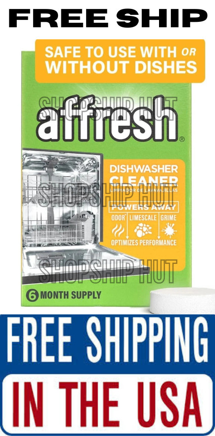 Affresh Dishwasher Cleaner Dish washer Tablets – Choose 6, 12 or 24 Tablets