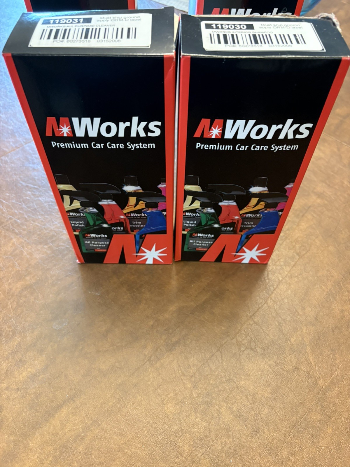 4 Boxes of Mid America Motor Works Interior Shampoo and All Purpose Cleaner New