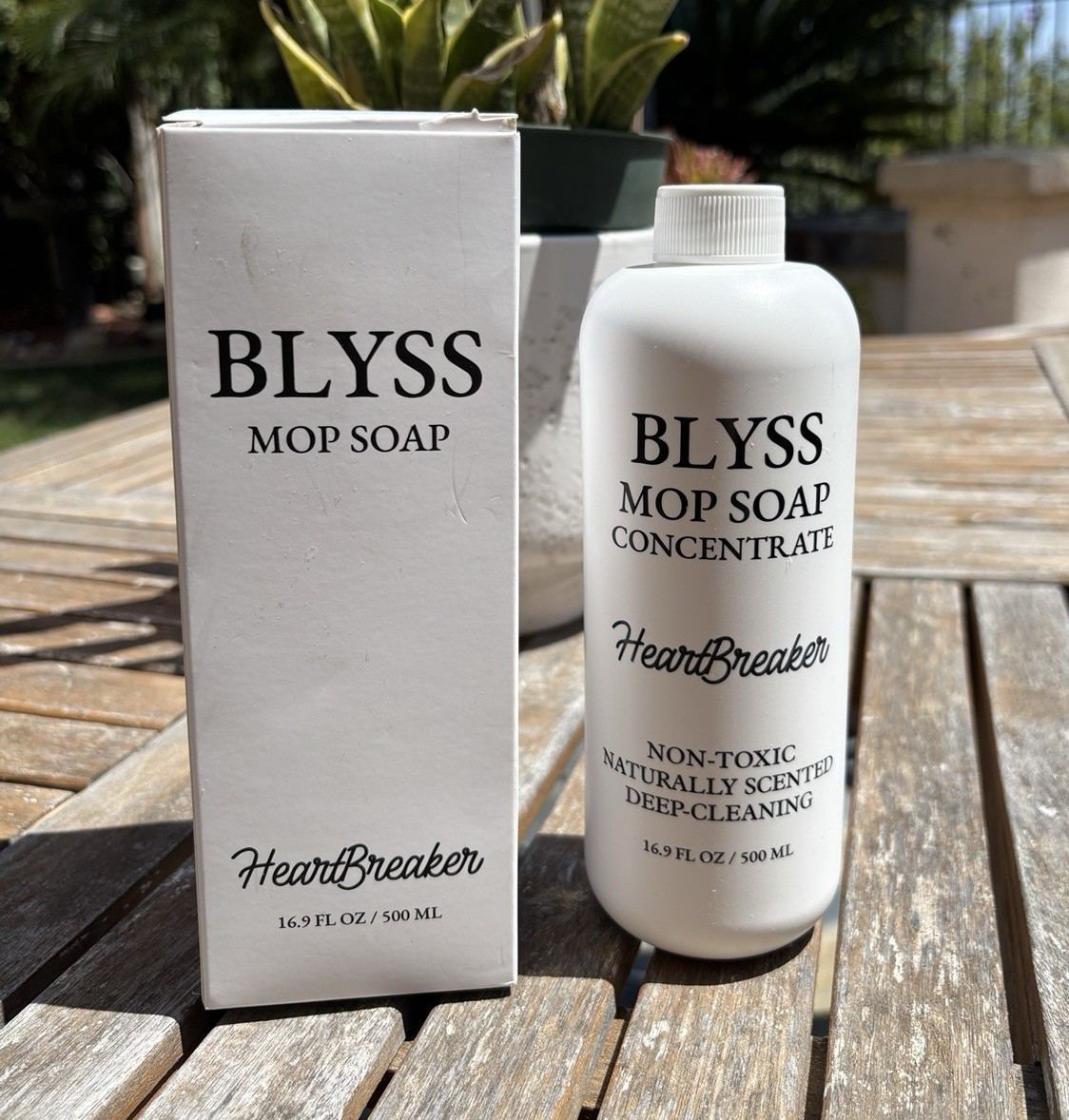 BLYSS Mop Soap Concentrate for Floors Non-Toxic Deep-Cleaning, 16.9 fl oz