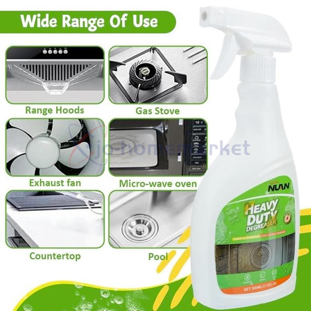 1/2pcs 500ML Heavy Duty Degreaser Kitchen Cleaner, Cleaning Spray for Home Chefs