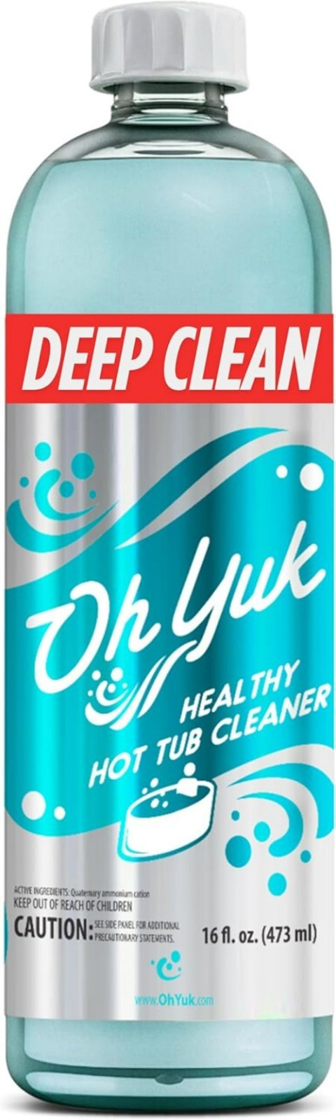 Healthy Hot Tub Cleaner – 16oz Deep Cleaning Formula for Crystal Clear Spa Water