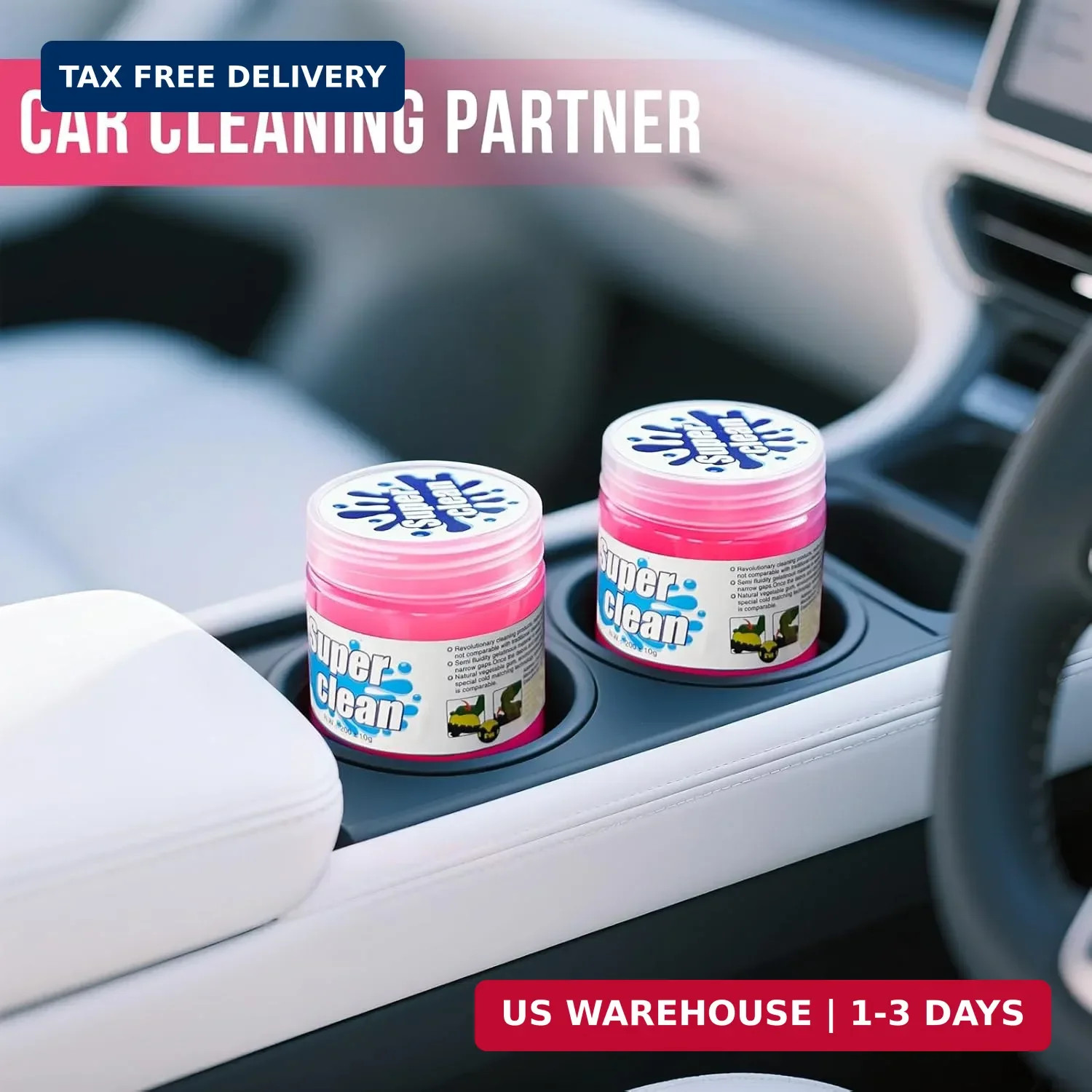 Car Cleaning Gel Car Clean Detailing Putty, Universal Car Interior Cleaner Slime
