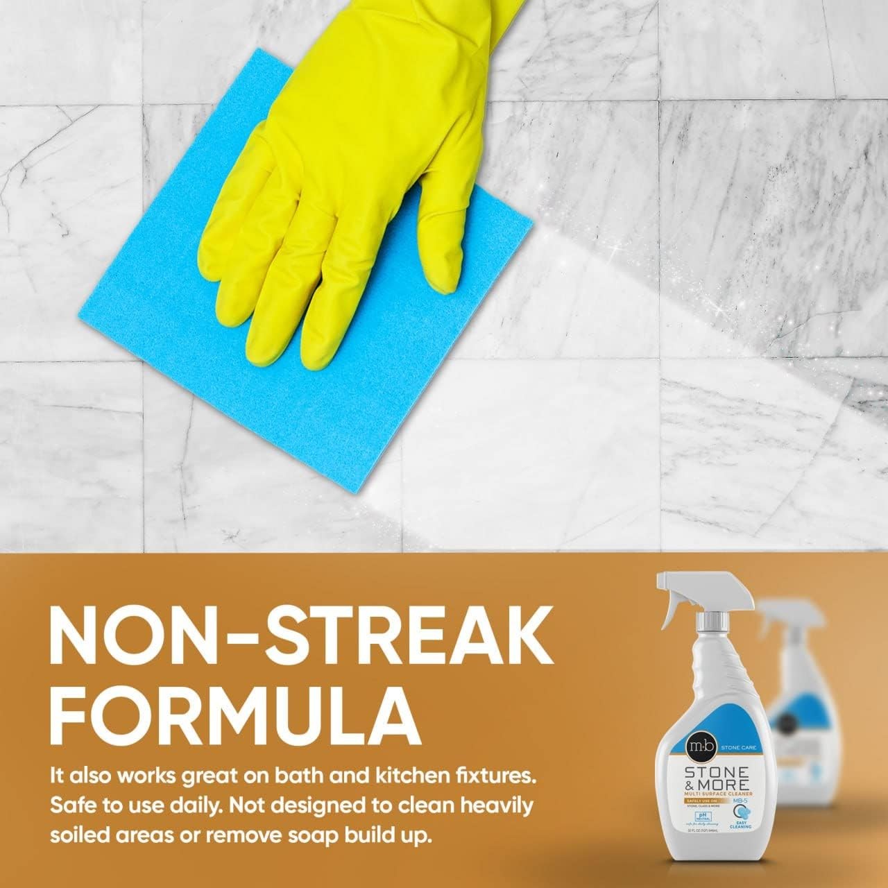 MB-5 Stone & More 2 Pack All Purpose Cleaning Spray Kitchen Counter Cleaner