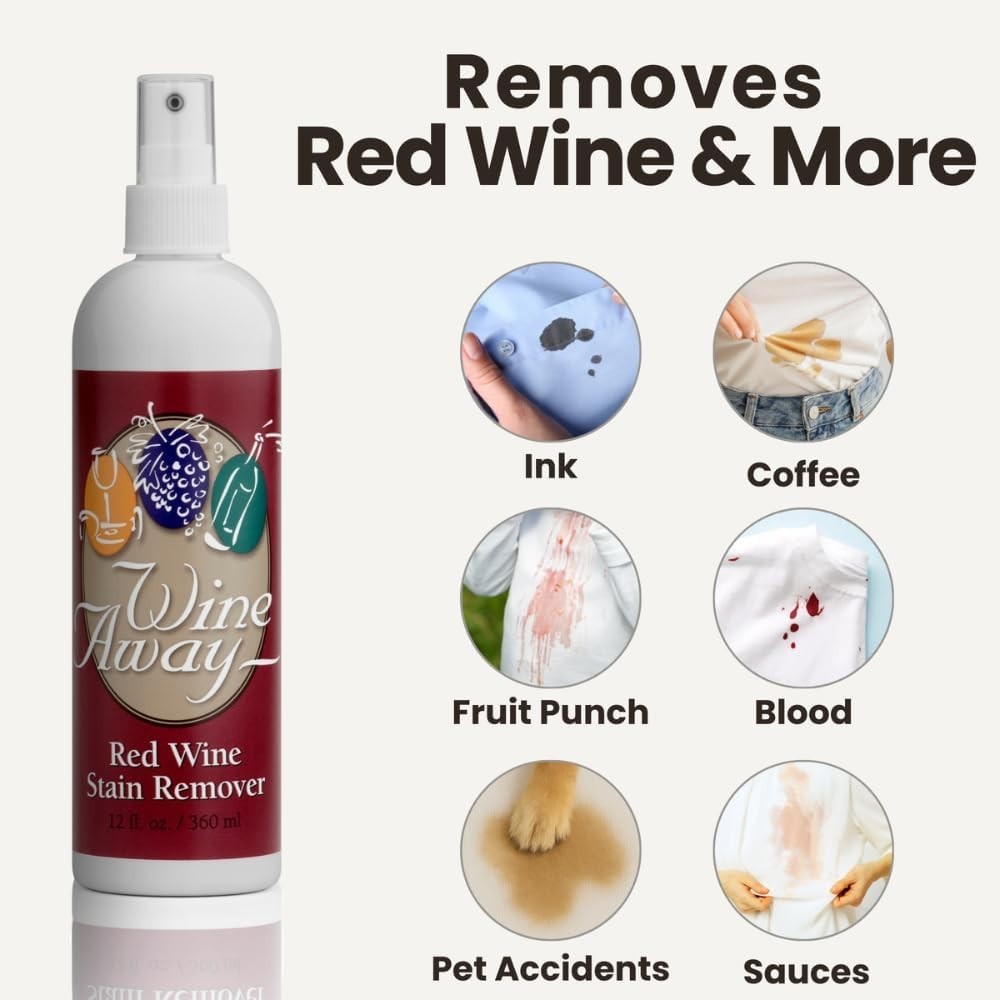 Versatile All-Purpose Cleaner – Citrus Red Wine Stain Remover Set of 2 (12 Oz)