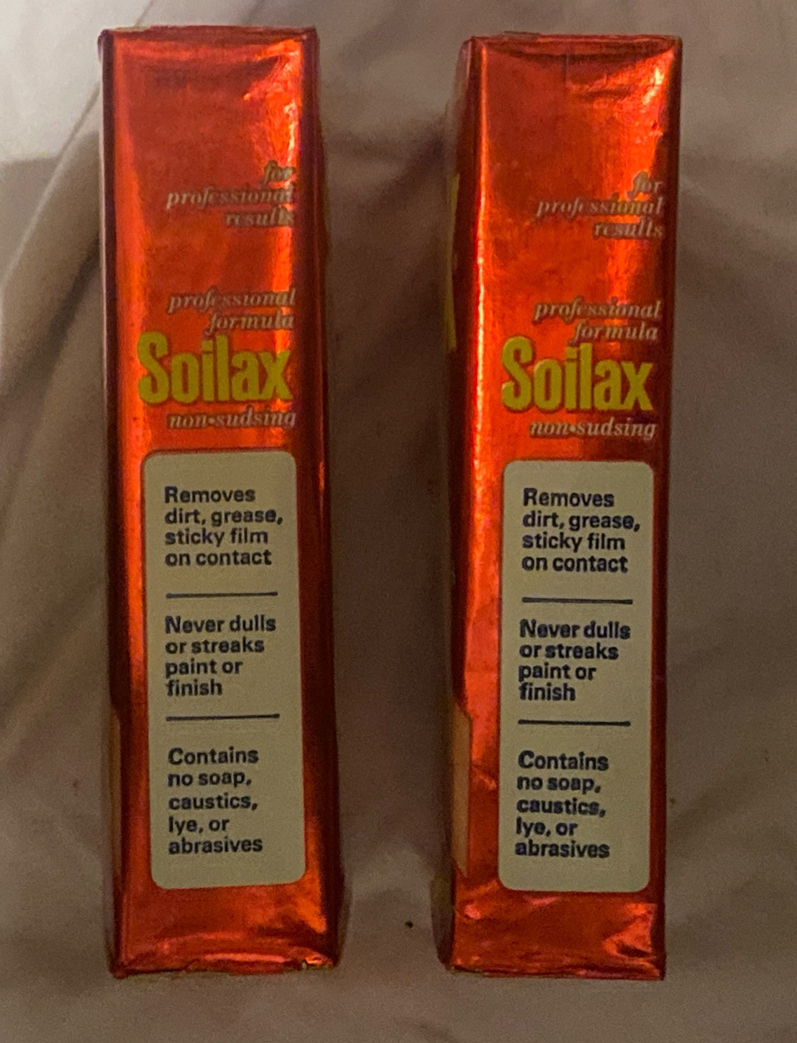NOS Vintage 1 Lb SOILAX Professional Formula Wall & Floor Cleaner 2 Box Lot NEW