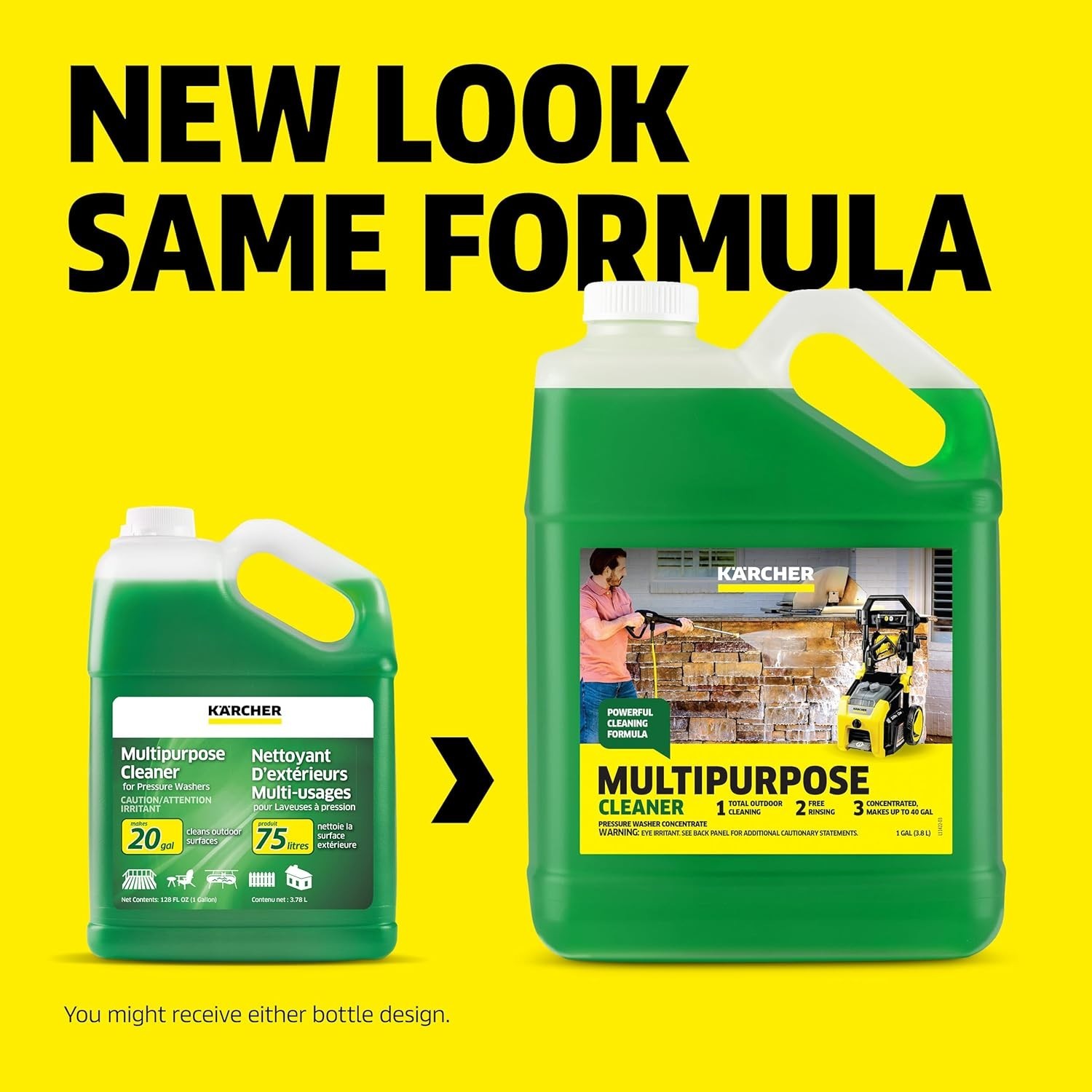 Multi Purpose Pressure Washer Detergent, Removes Dirt and Grime from Fences, …