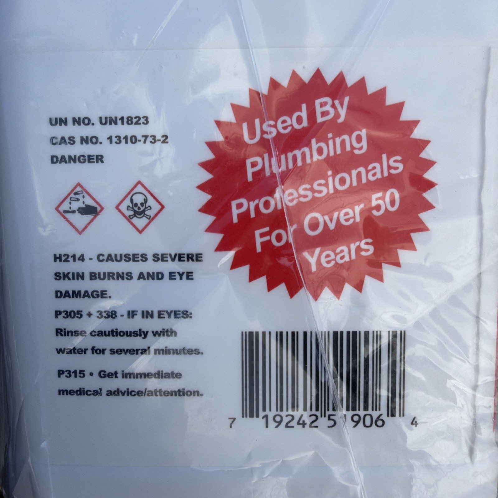 New Thrift FBA_T-600 Alkaline Based 6 lb. Granular Drain Cleaner, White…Sealed
