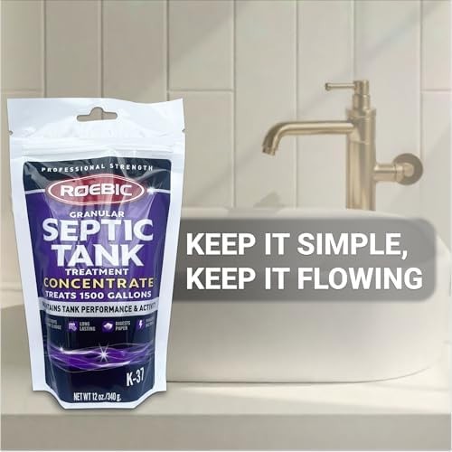 Roebic K-37-BAG Granular Septic Tank Treatment Concentrate, 12-Ounce