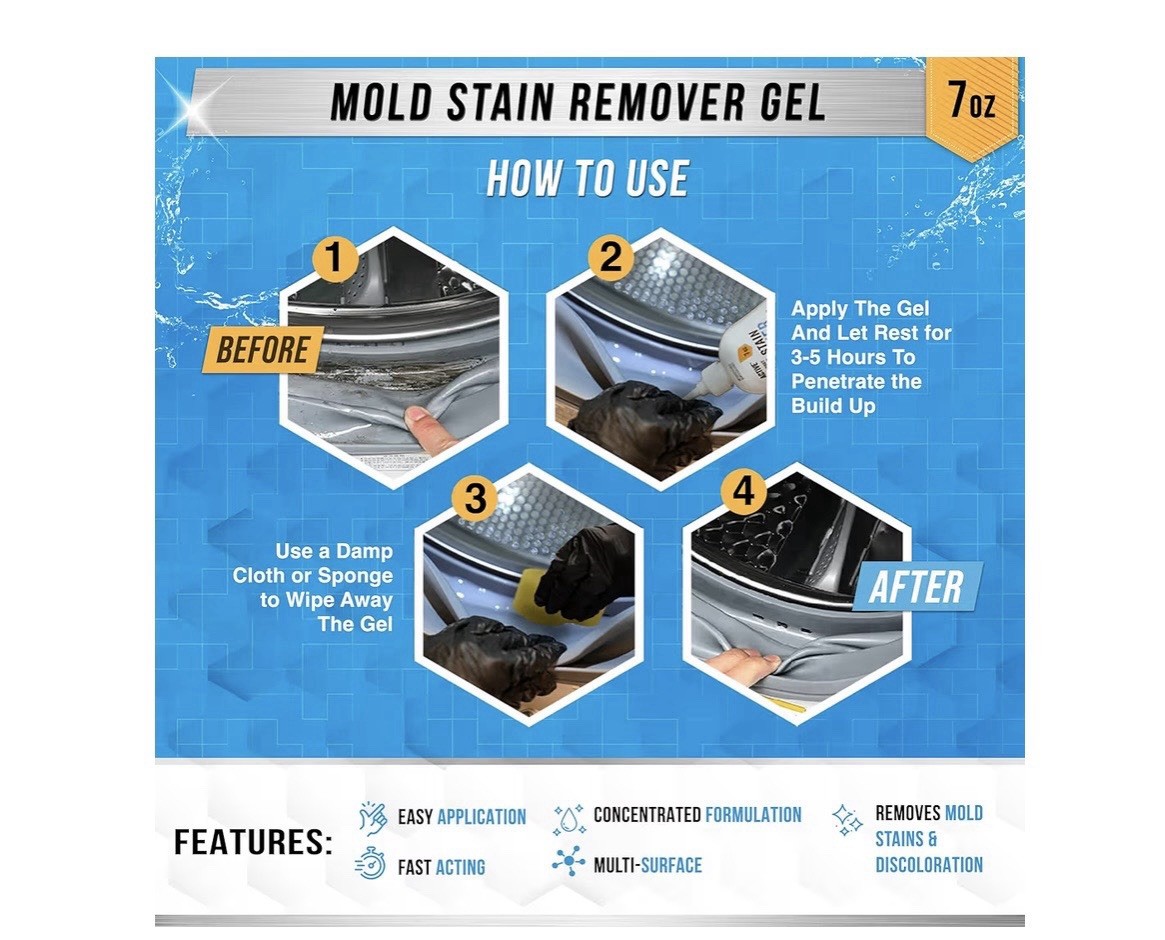 active mold stain remover gel. Lot Of 2