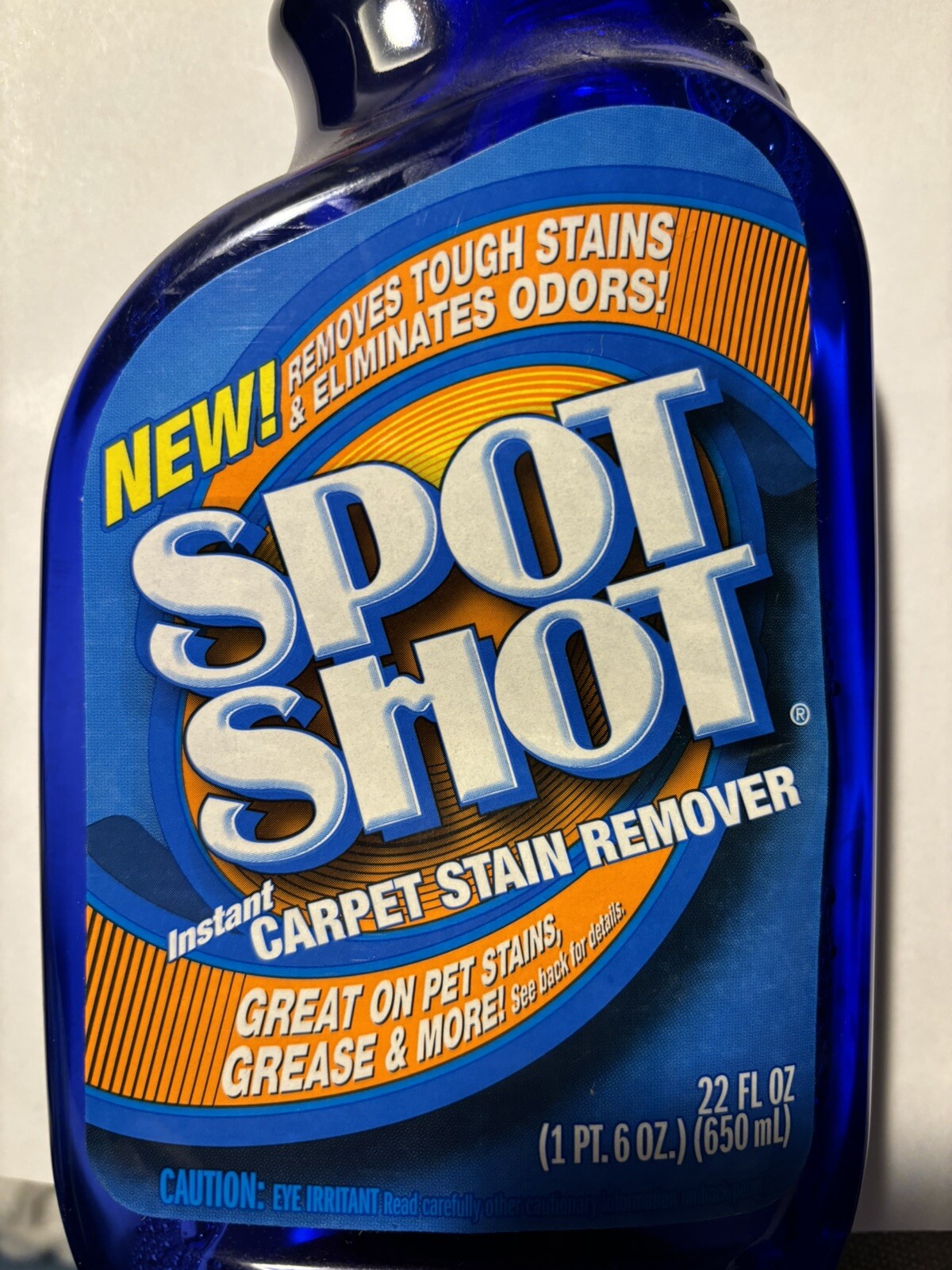 Spot Shot INSTANT CARPET STAIN & ODOR ELIMINATOR 22 fl oz Discontinued 95% Full