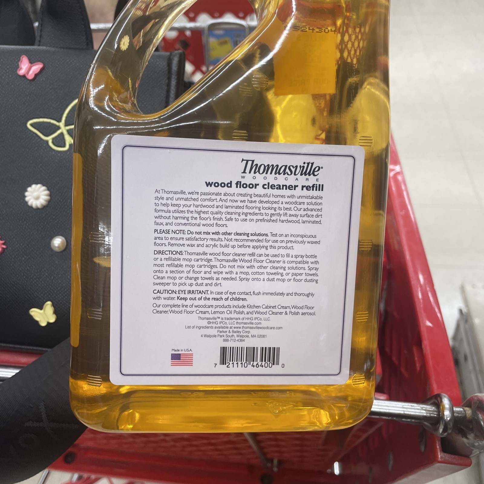 Thomasville Woodcare WOOD FLOOR CLEANER REFILL For Beatiful Wood 64 Oz