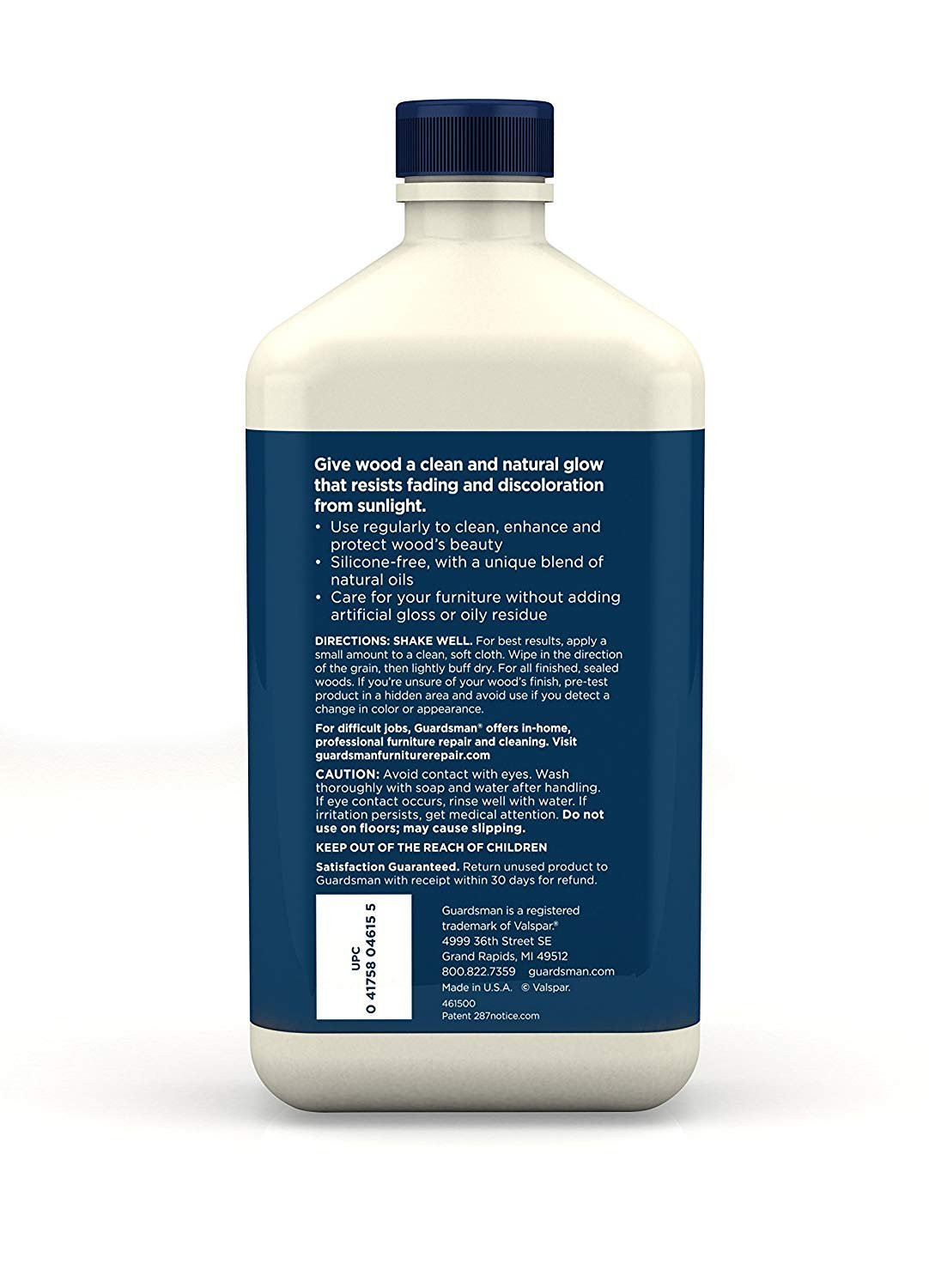 Clean & Polish for Wood Furniture – Cream Polish 16 Oz – Silicone Free, UV Prote