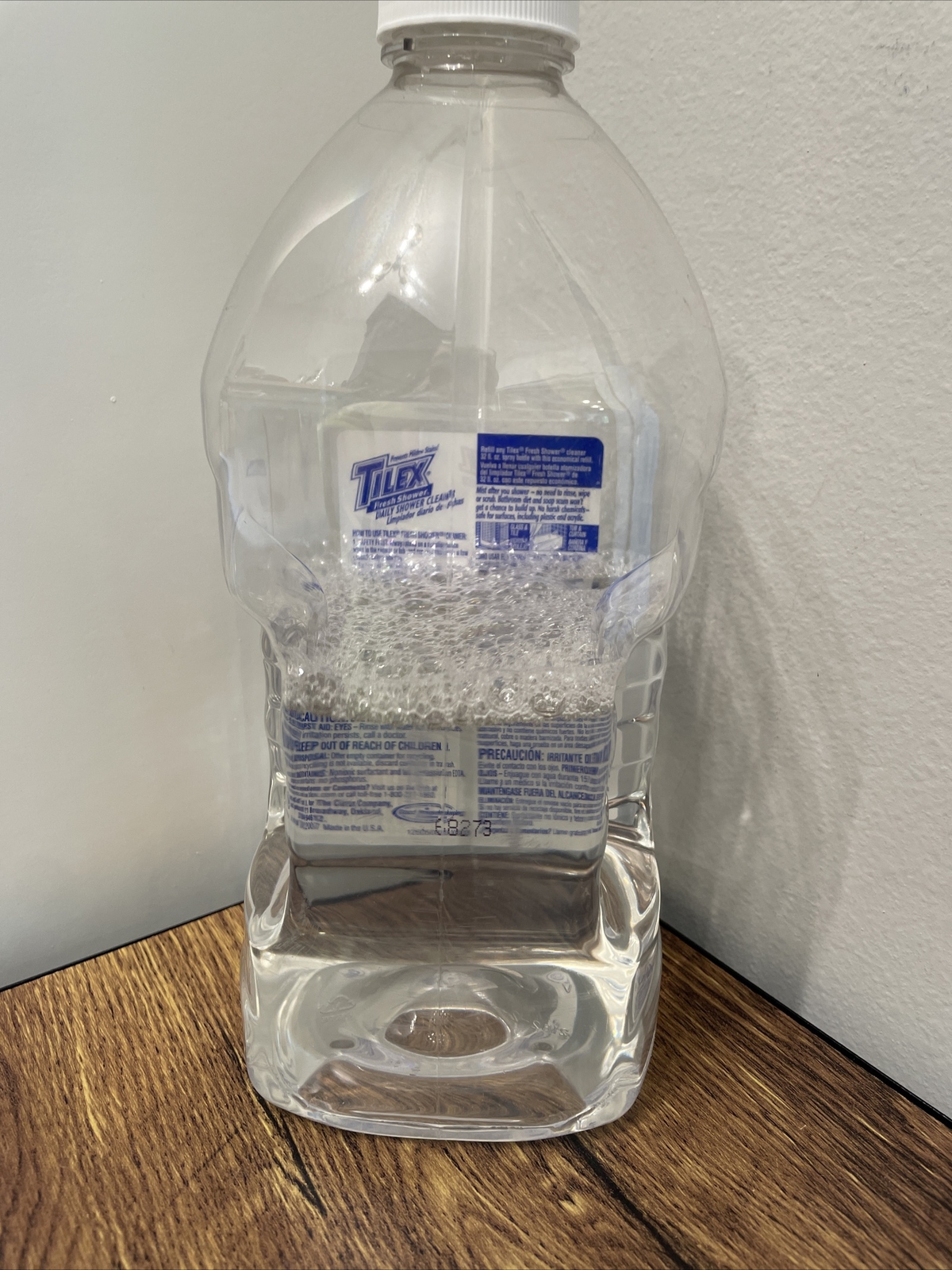 Tilex Daily Shower Cleaner Fresh Shower 64 Oz Bottle 50% Full