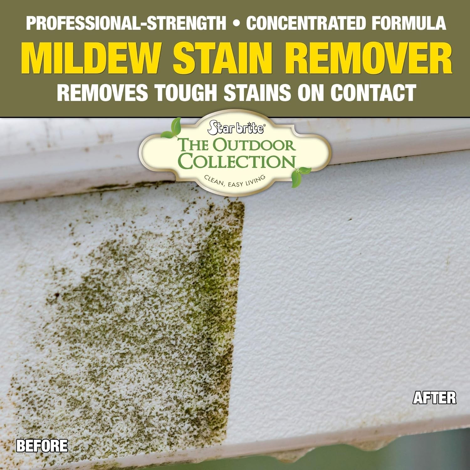Outdoor Collection All Surface Mold Stain & Mildew Stain Remover Spray – Clea…