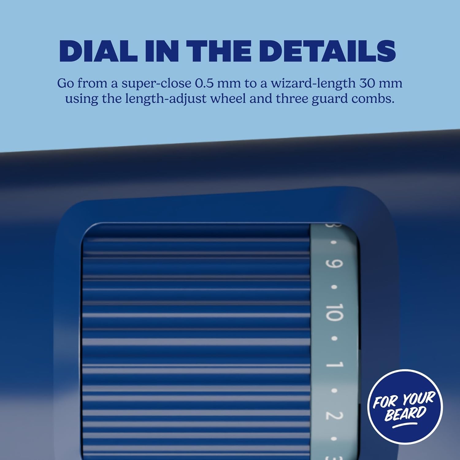 Dollar Shave Club | for Your Beard Trimmer | Shower Safe, Easy Length Adjustme