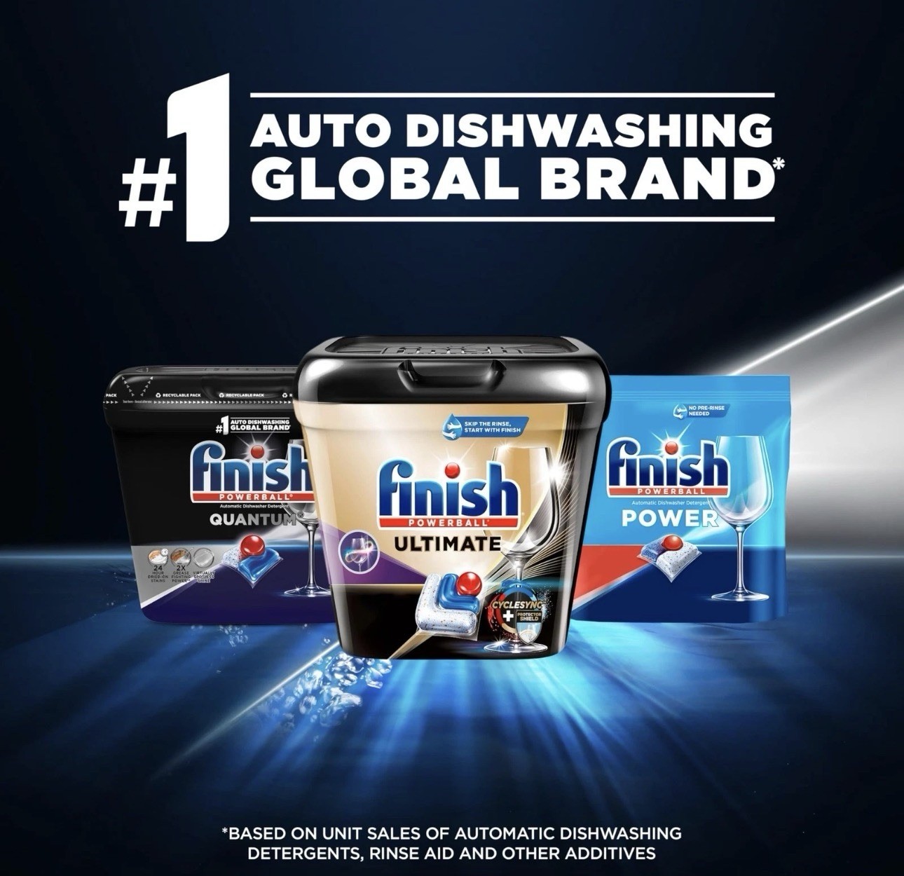 🔥(2-PACK) Finish Quantum Advanced Dishwasher Pods Dishwashing Detergent 28 Tabs