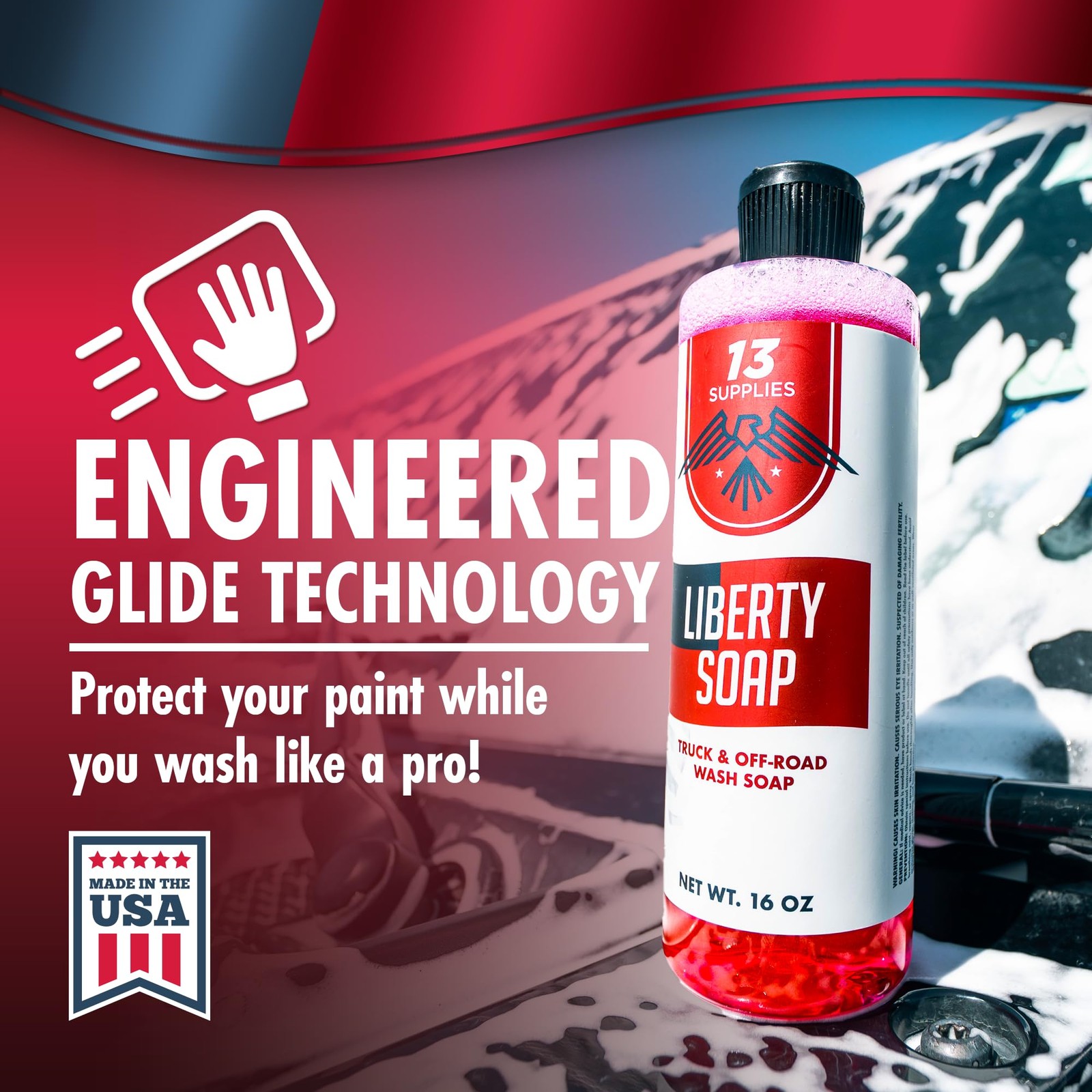 Liberty Foaming Car Wash Soap for Foam Cannon – pH Neutral Car Shampoo for Ca…