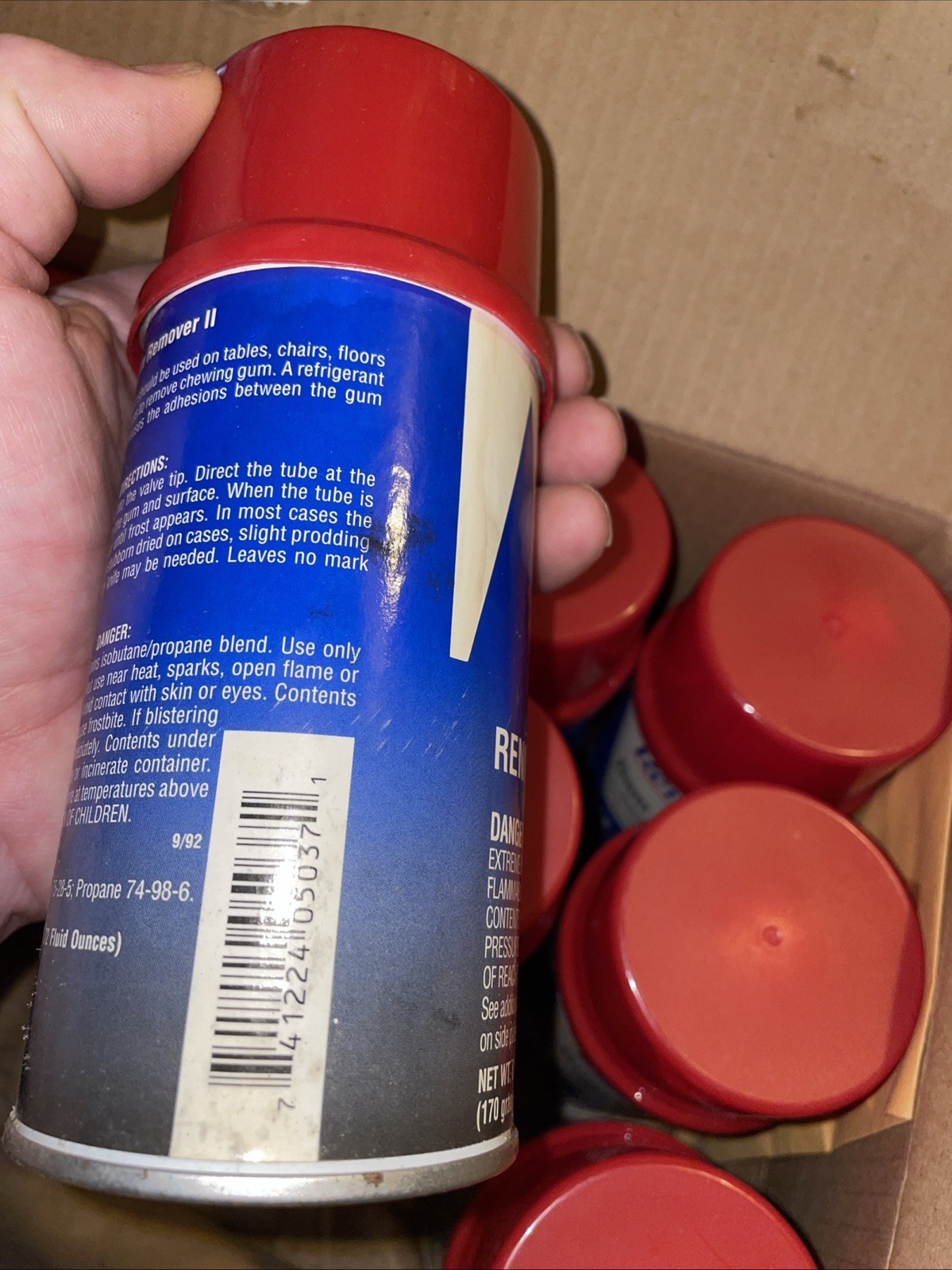 Renown REN05012-AM 6 oz. Gum Remover II Aerosol 10 Cans New Old Stock