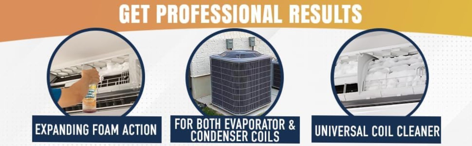 Foaming AC Coil Cleaner – For A/C and Refrigeration Units – No Rinse Formula,…