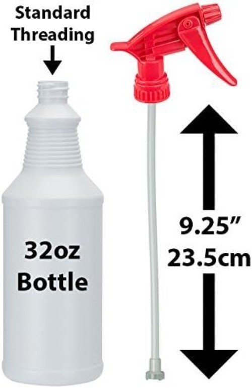 Janitorial & Auto Detailing Spray Head 4 Pack – Leak-Proof