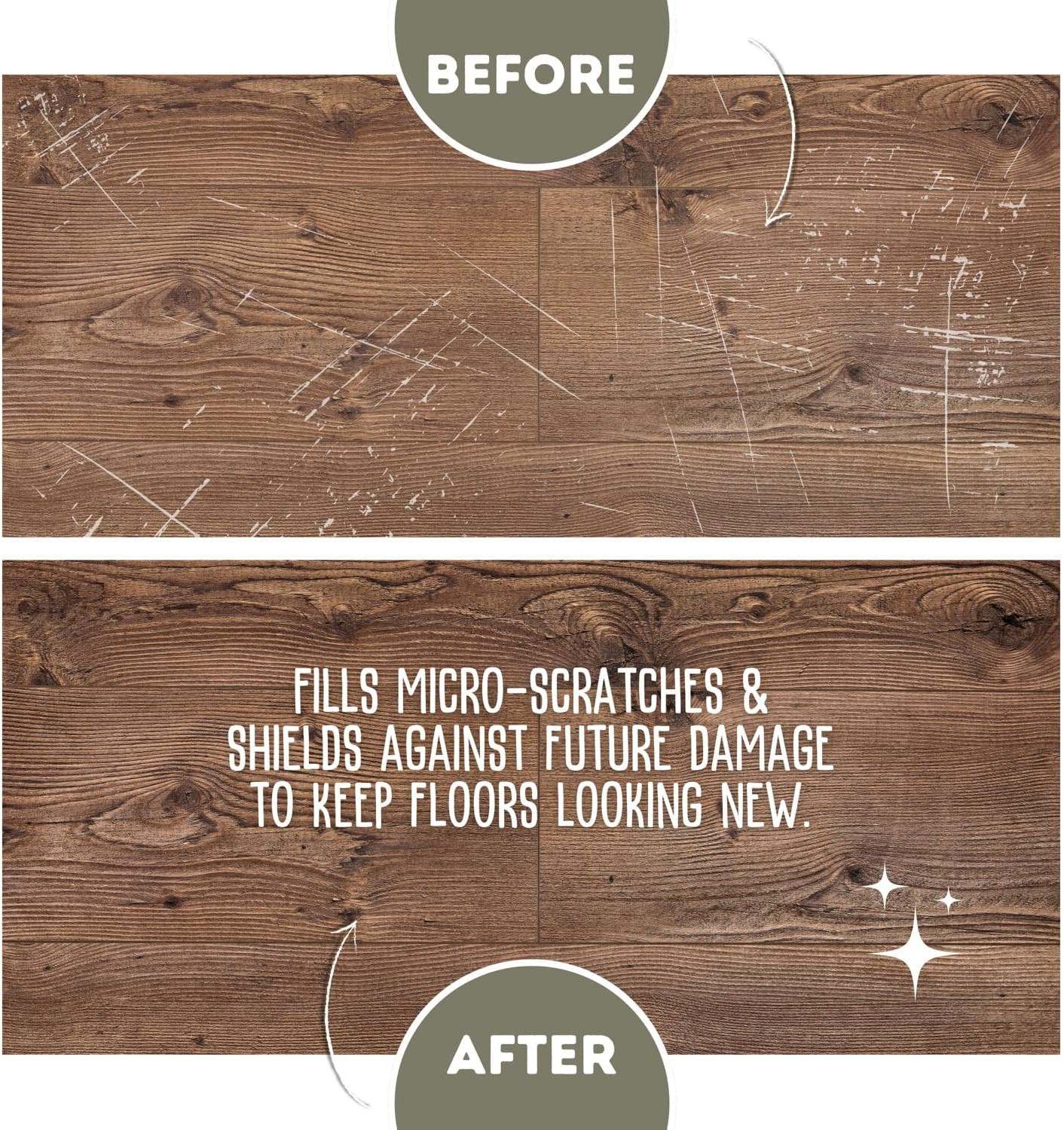 Quick Shine Hardwood Floor Luster-Polish 64Oz | Plant-Derived W/Carnauba | Safer