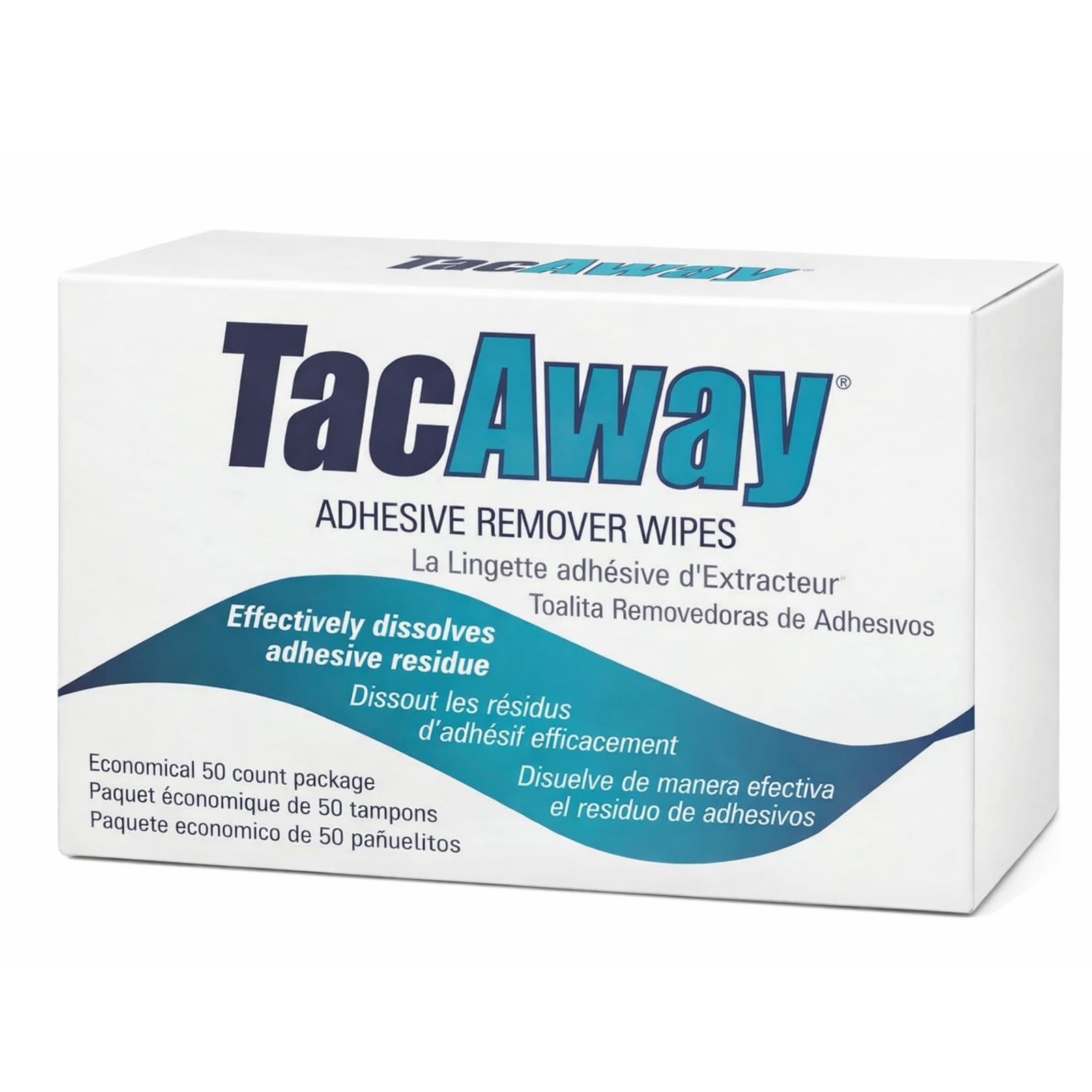 Trms408W – Tacaway Adhesive Remover Wipe, Non-Acetone, 50/Box